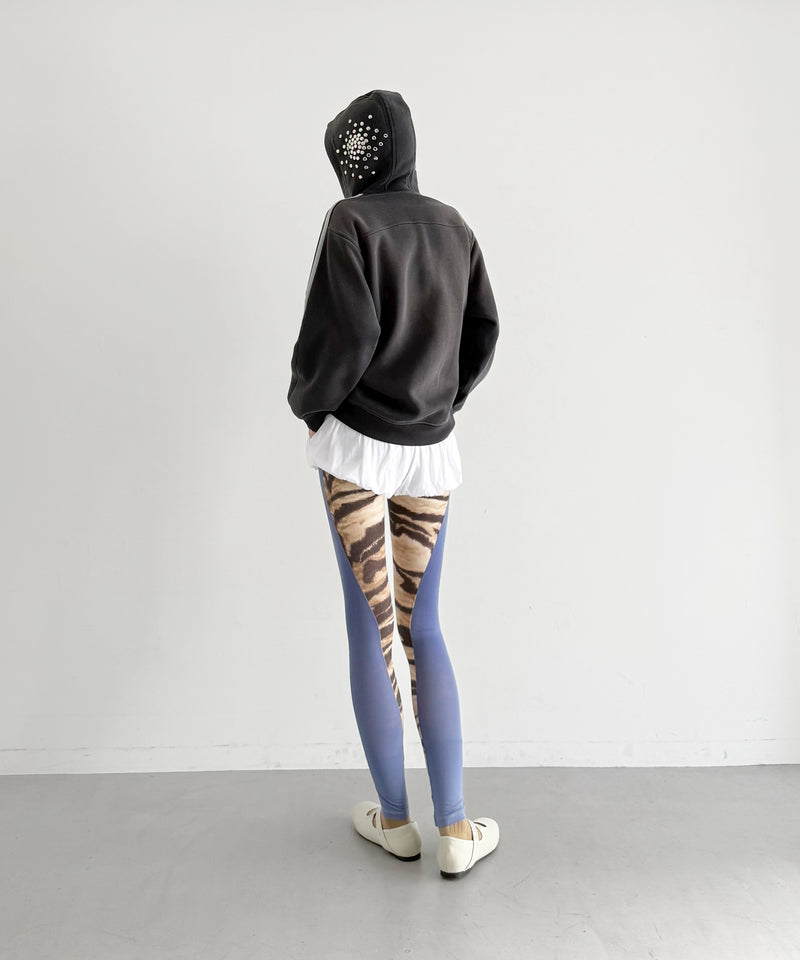 Baserange Net leggins "TIGER / KOEL BLUE"