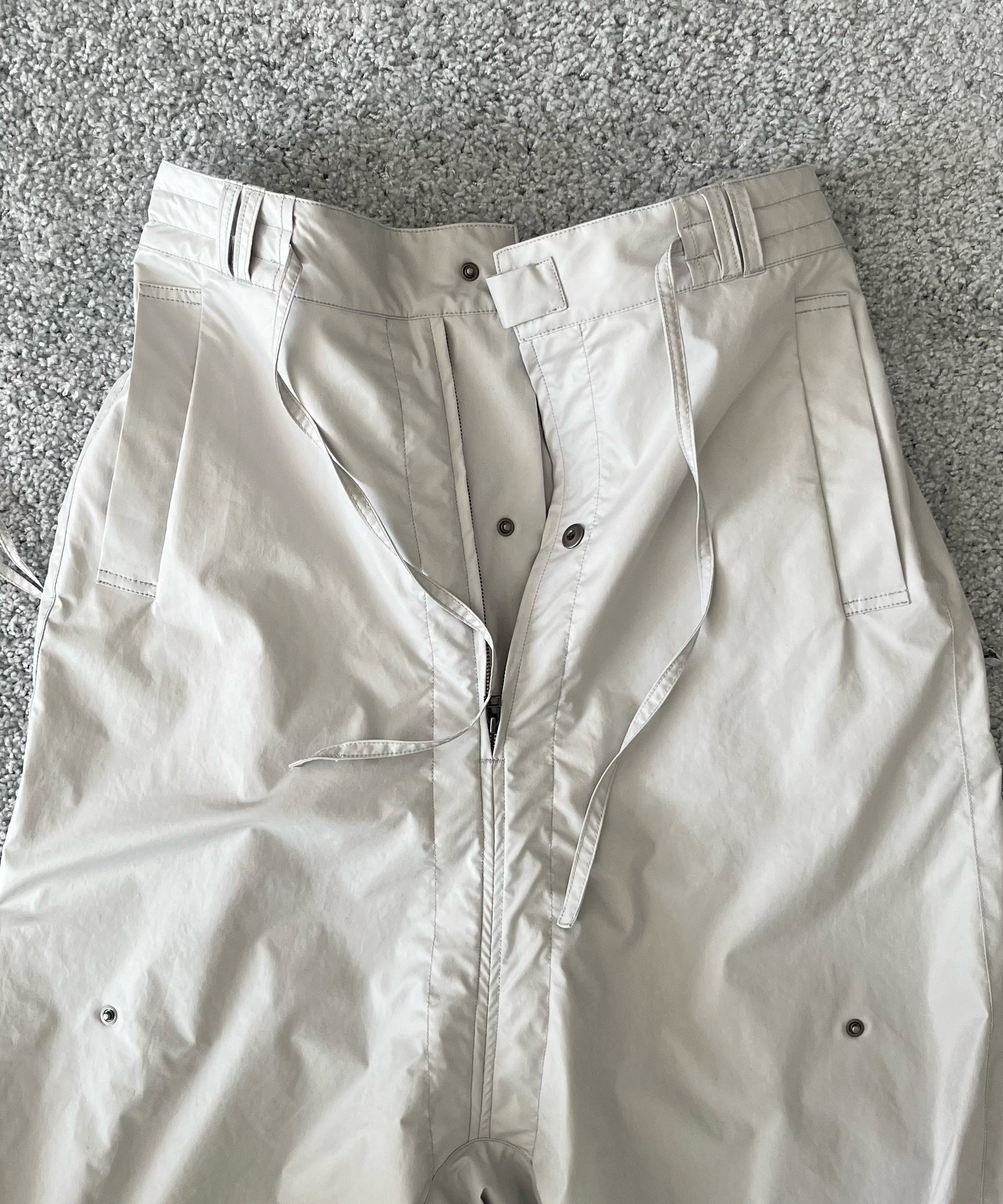 JIAN YE  Guai morph pants "WHITE"