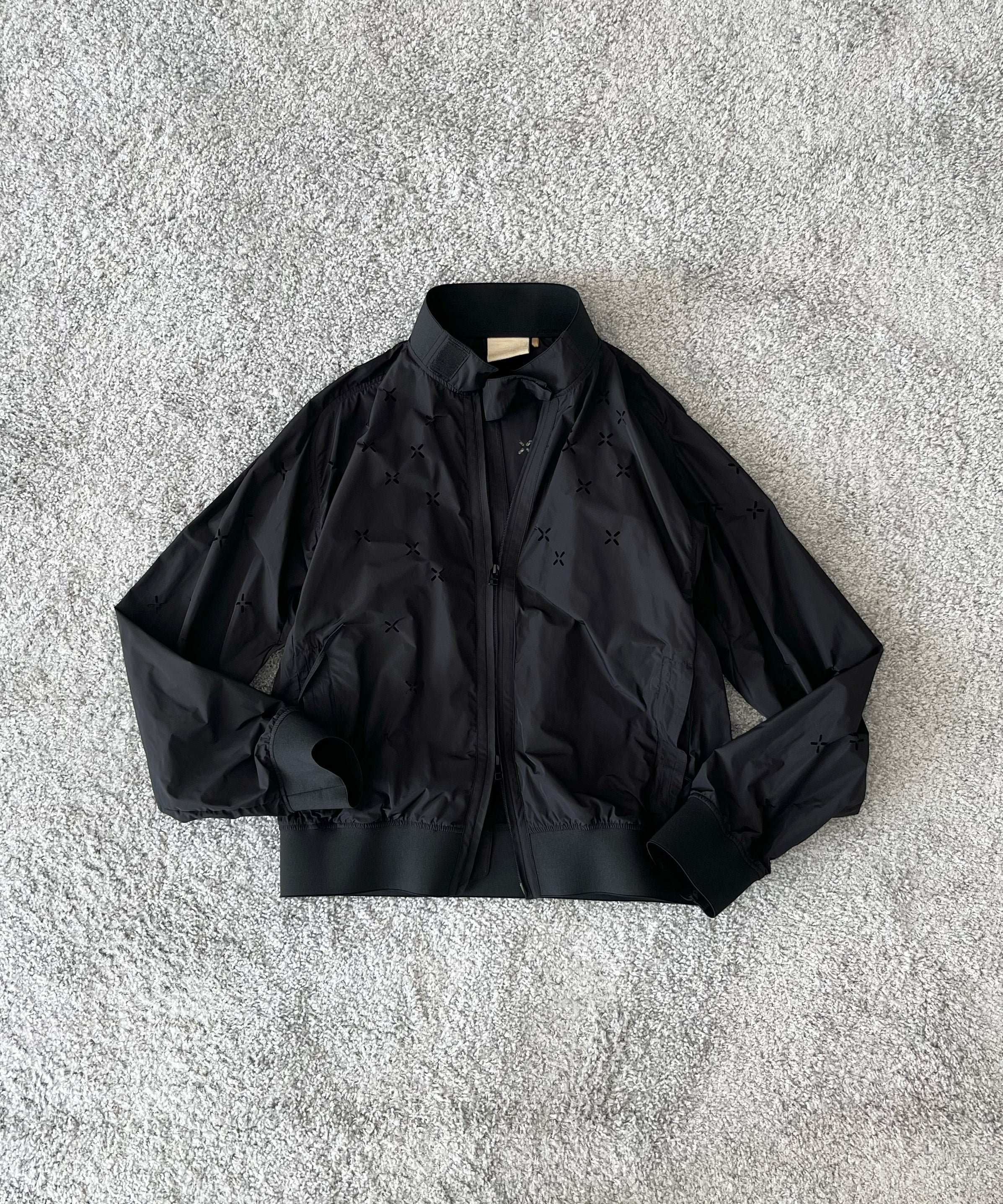 JIAN YE Guai blouson (siege) "BLUE CHECK"