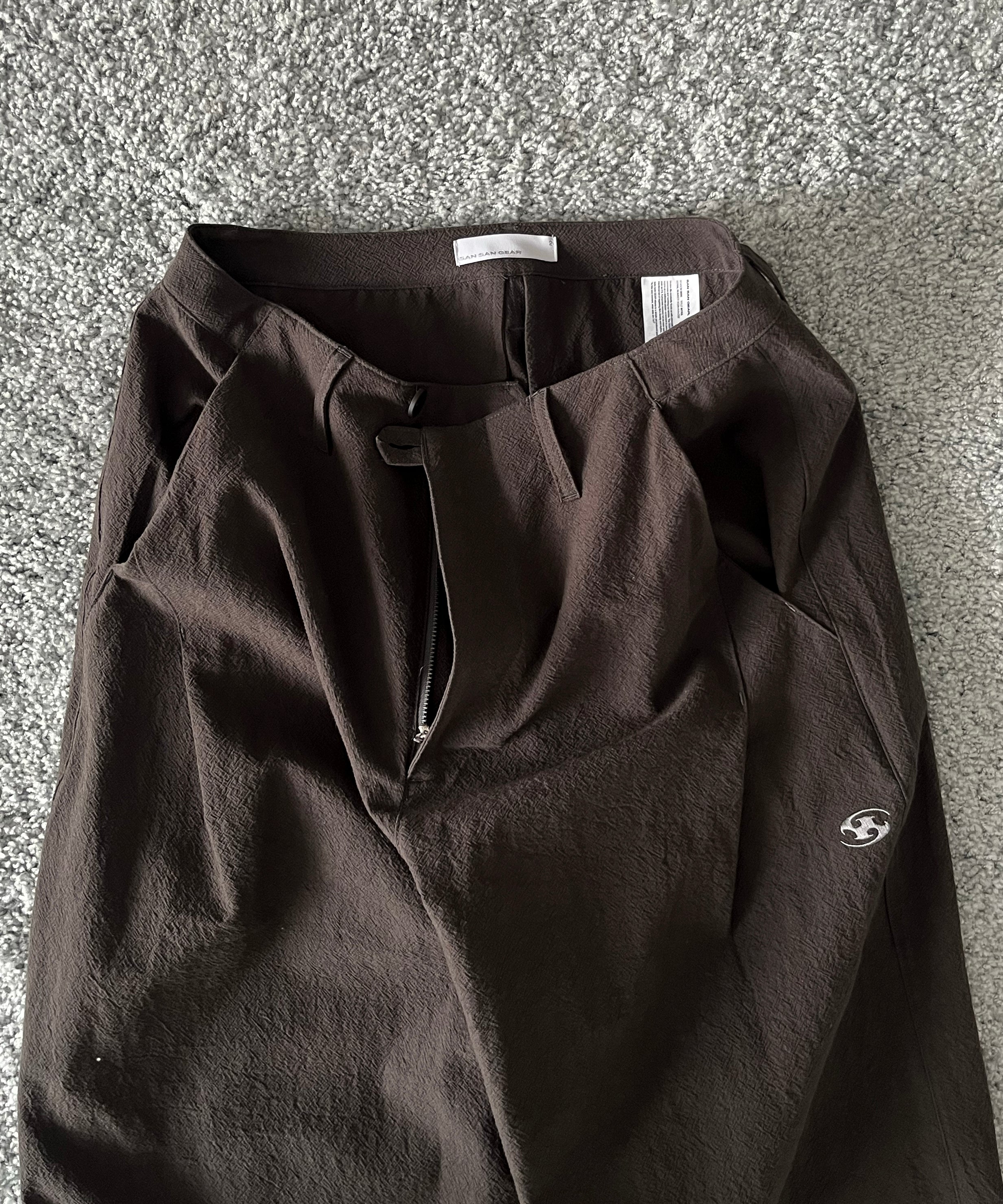 SAN SAN GEAR Weave taped pants "GREY"