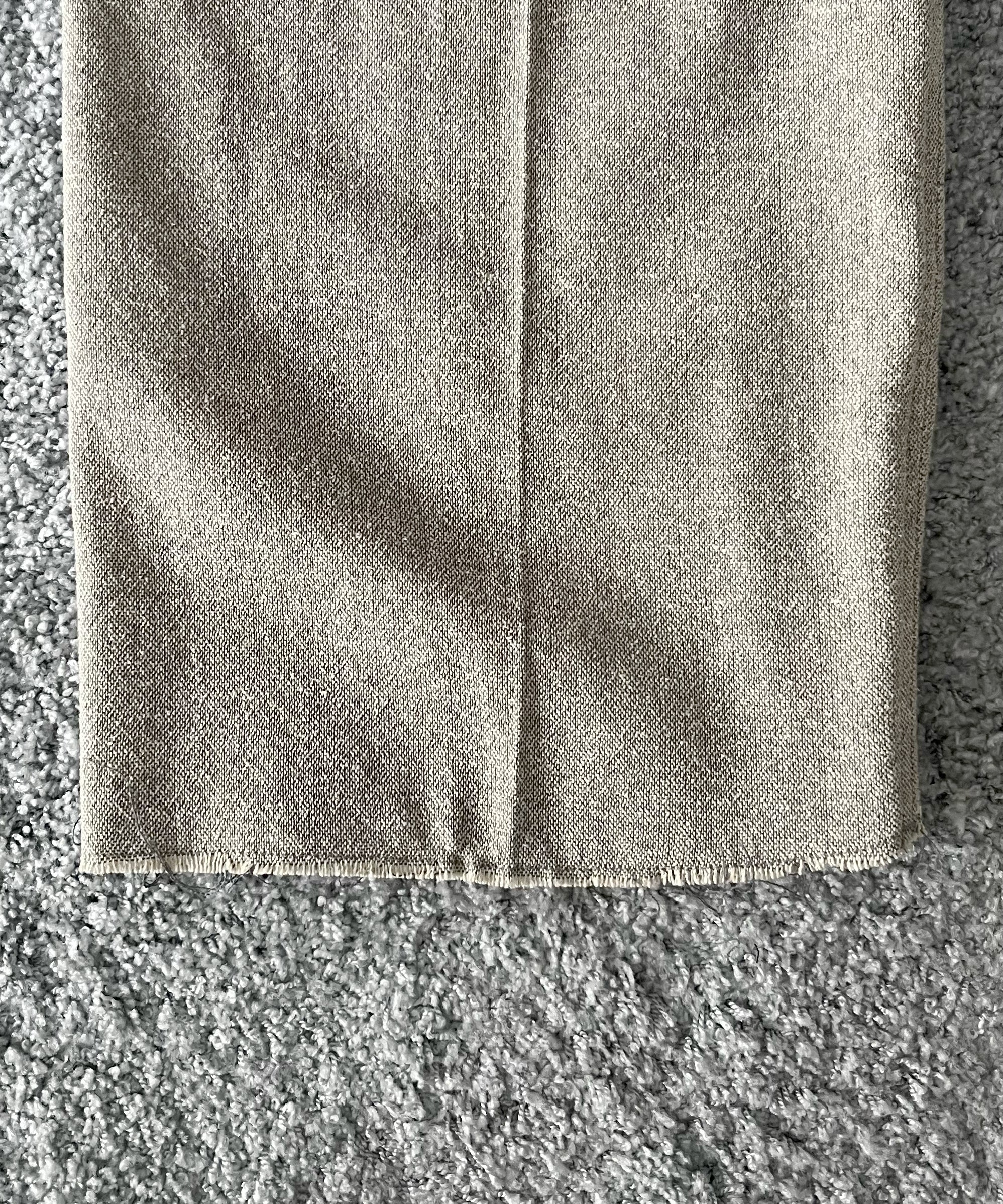 saby Tuck-baggy type 3 - bishu japan silk linen fab -  "OFF×CREAM GRY"