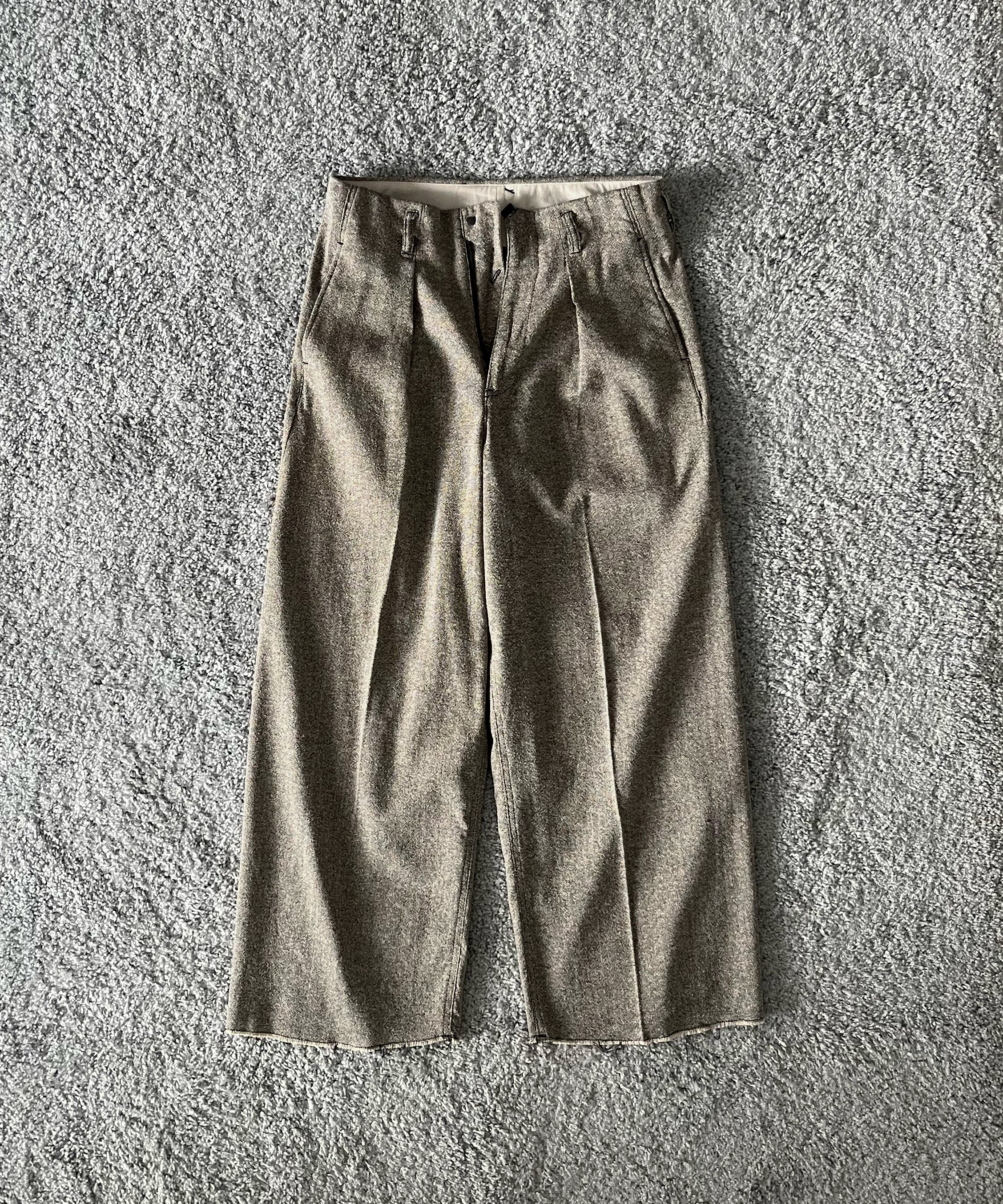 saby Tuck-baggy type 3 - bishu japan silk linen fab -  "OFF×BLACK"