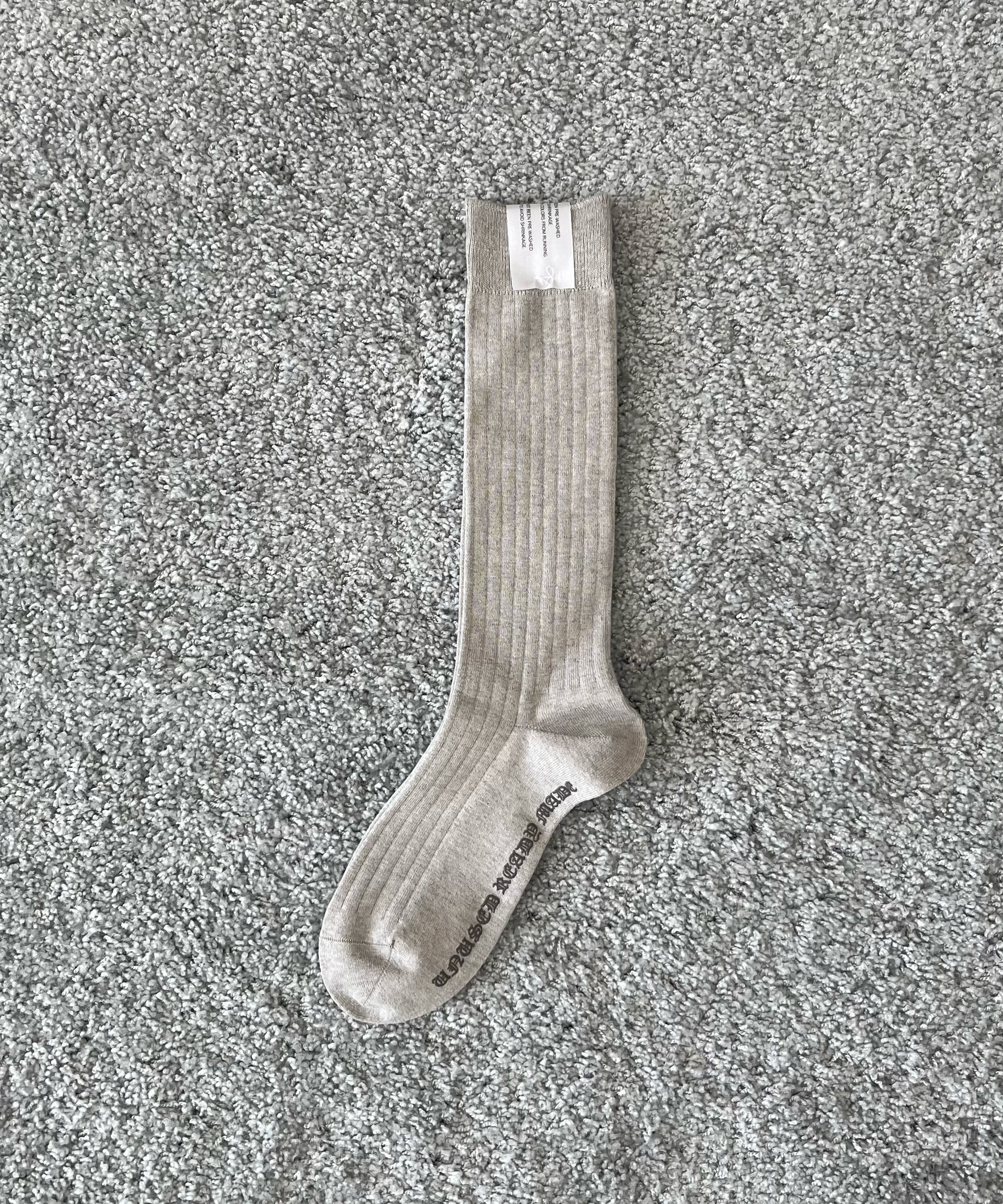 UNUSED Uh0631 Rib socks "BLACK"