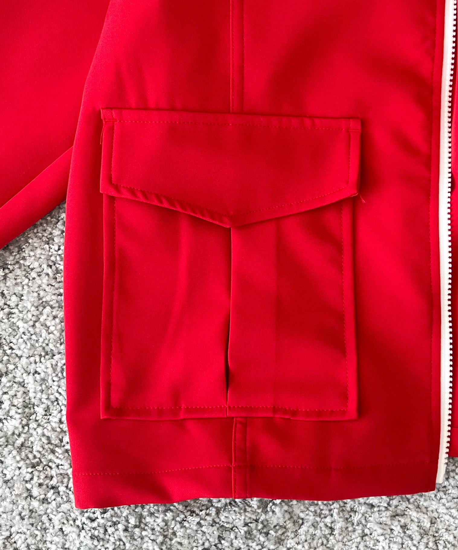 NEEDLES Stitched sports jkt - p lt. double c "B-RED B"
