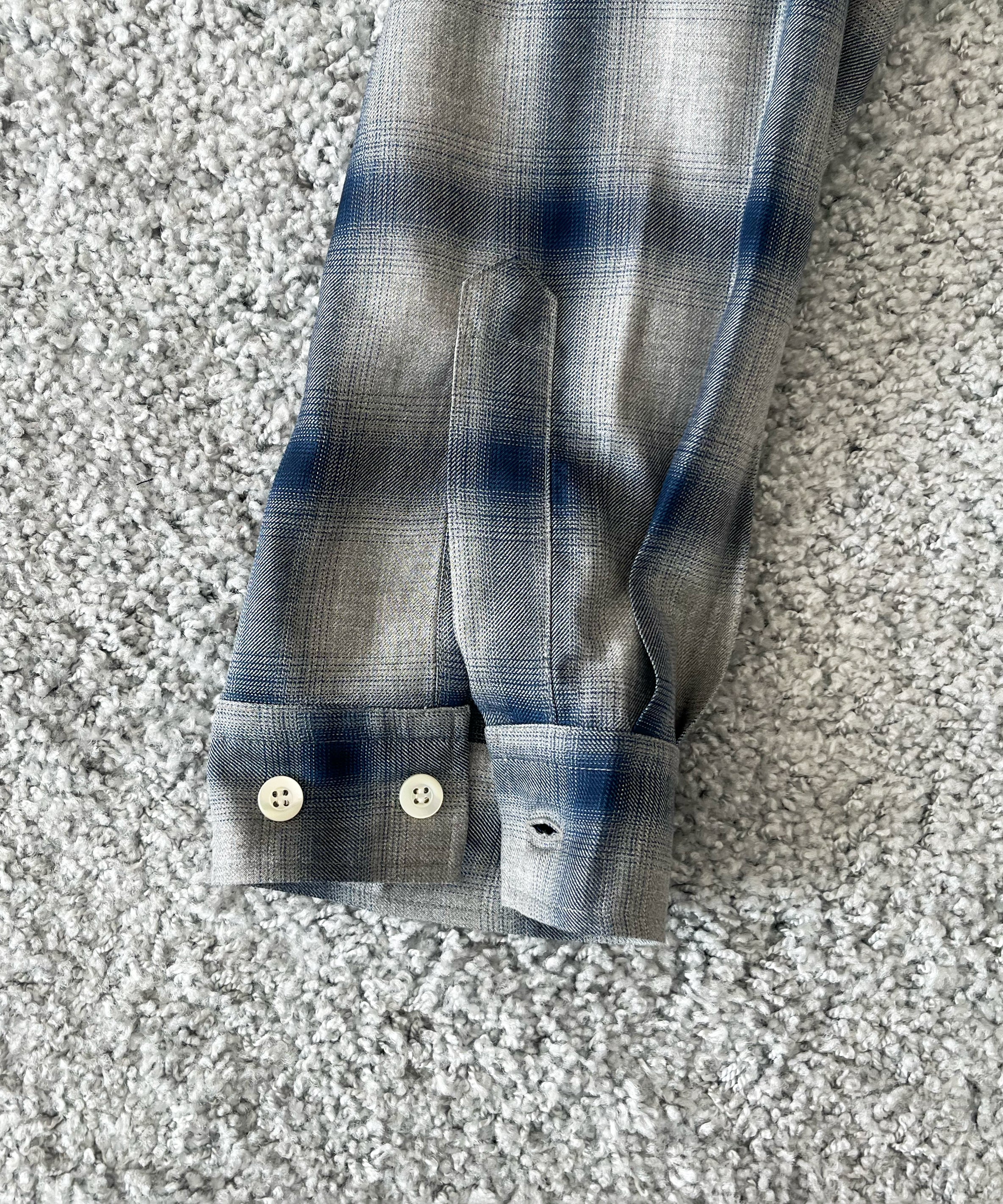COTTON PAN Soho l/s オンブレシャツ "BLUE"