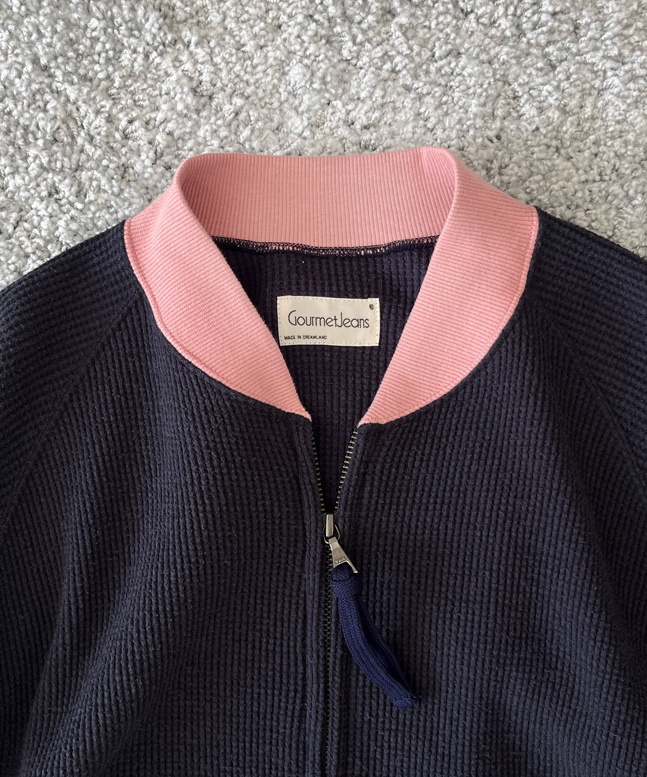 gourmet jeans Waffle bomber "GRAPE"