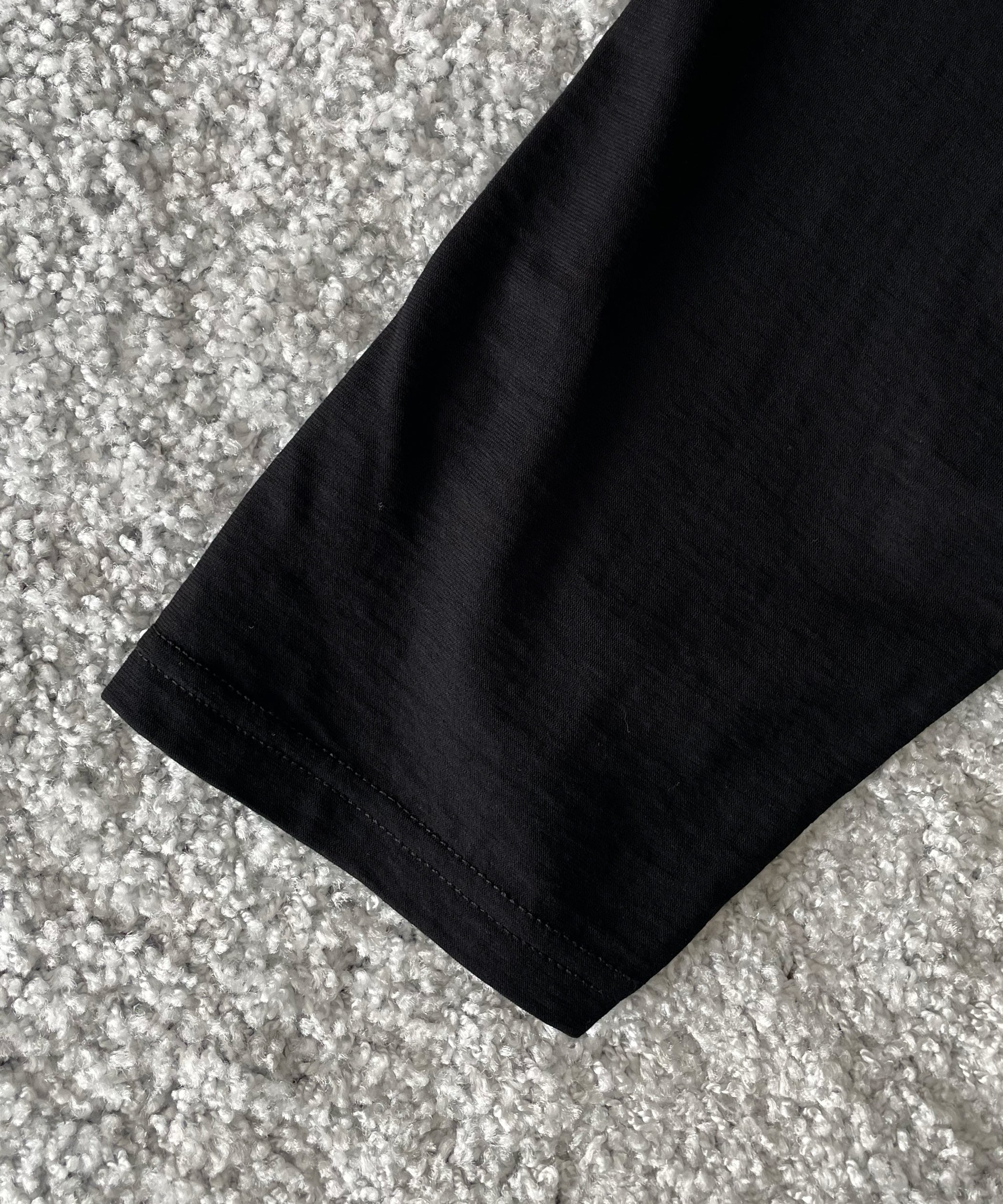 OUR LEGACY Rugby longsleeve "BLACK HIGH TWIST JERSEY"