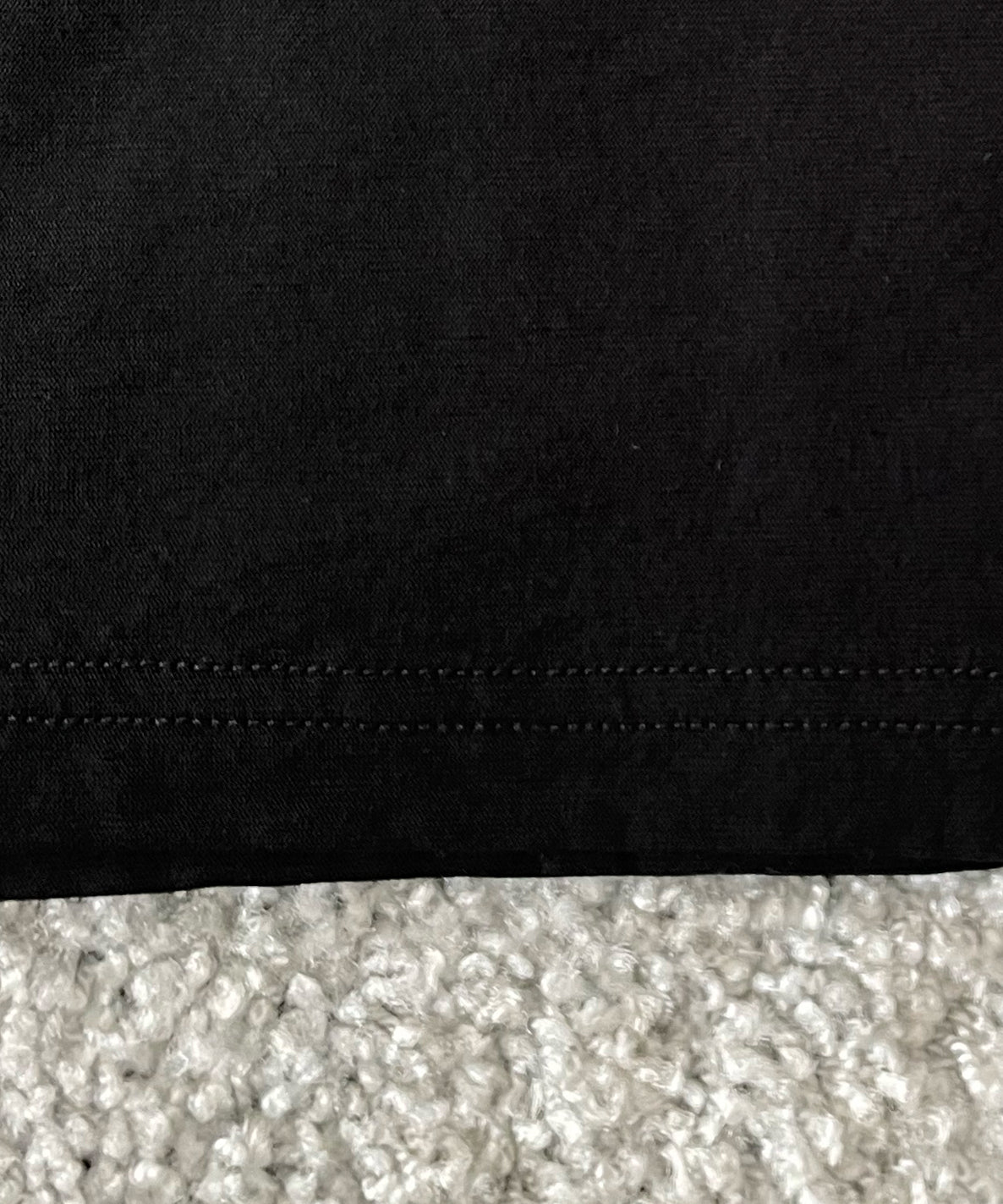 OUR LEGACY Rugby longsleeve "BLACK HIGH TWIST JERSEY"