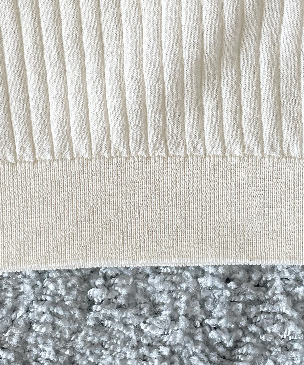 OUR LEGACY Fine henley "IVORY COTTON CREPE"