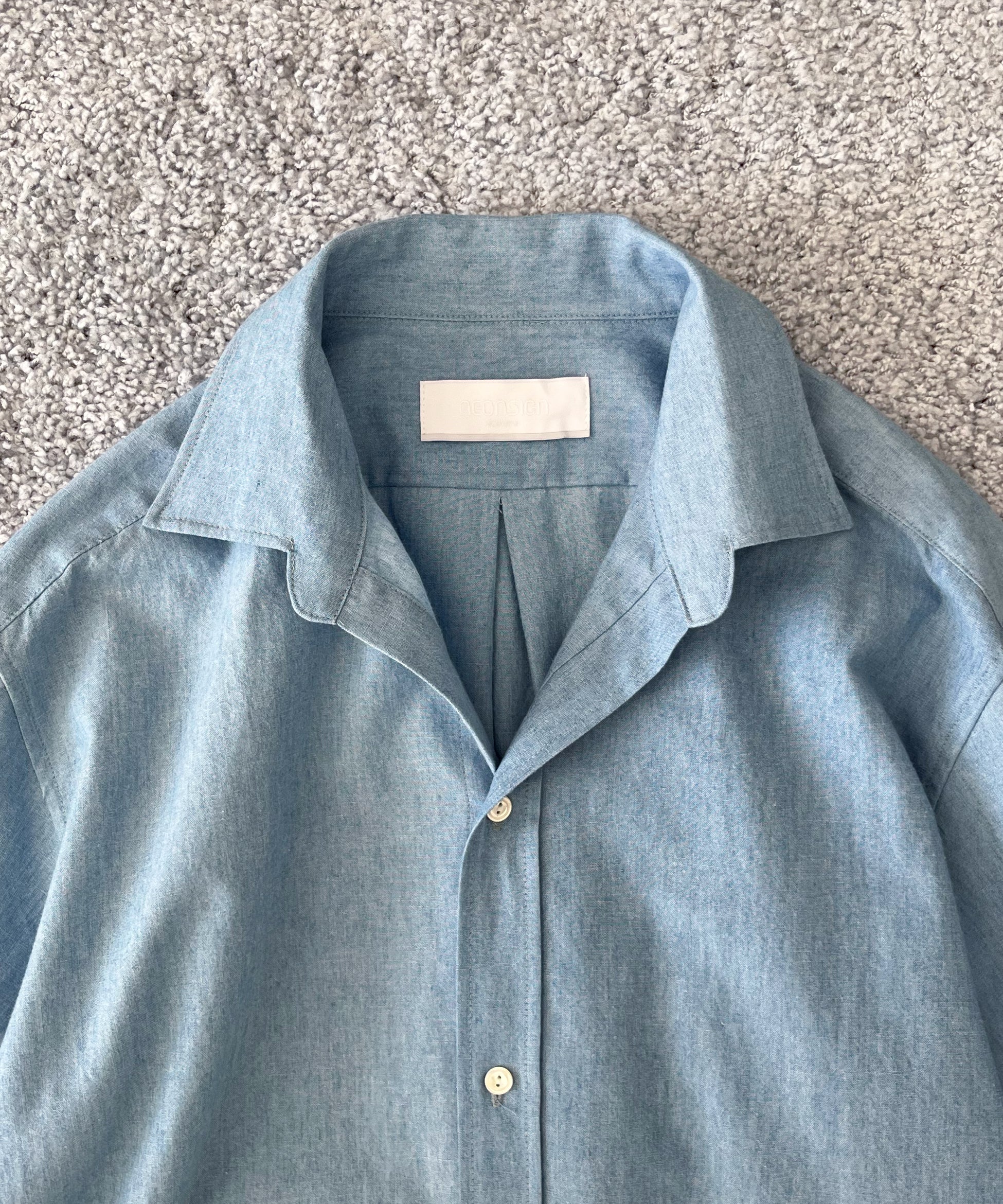 NEONSIGN【ネオンサイン】Unfinished shirt 