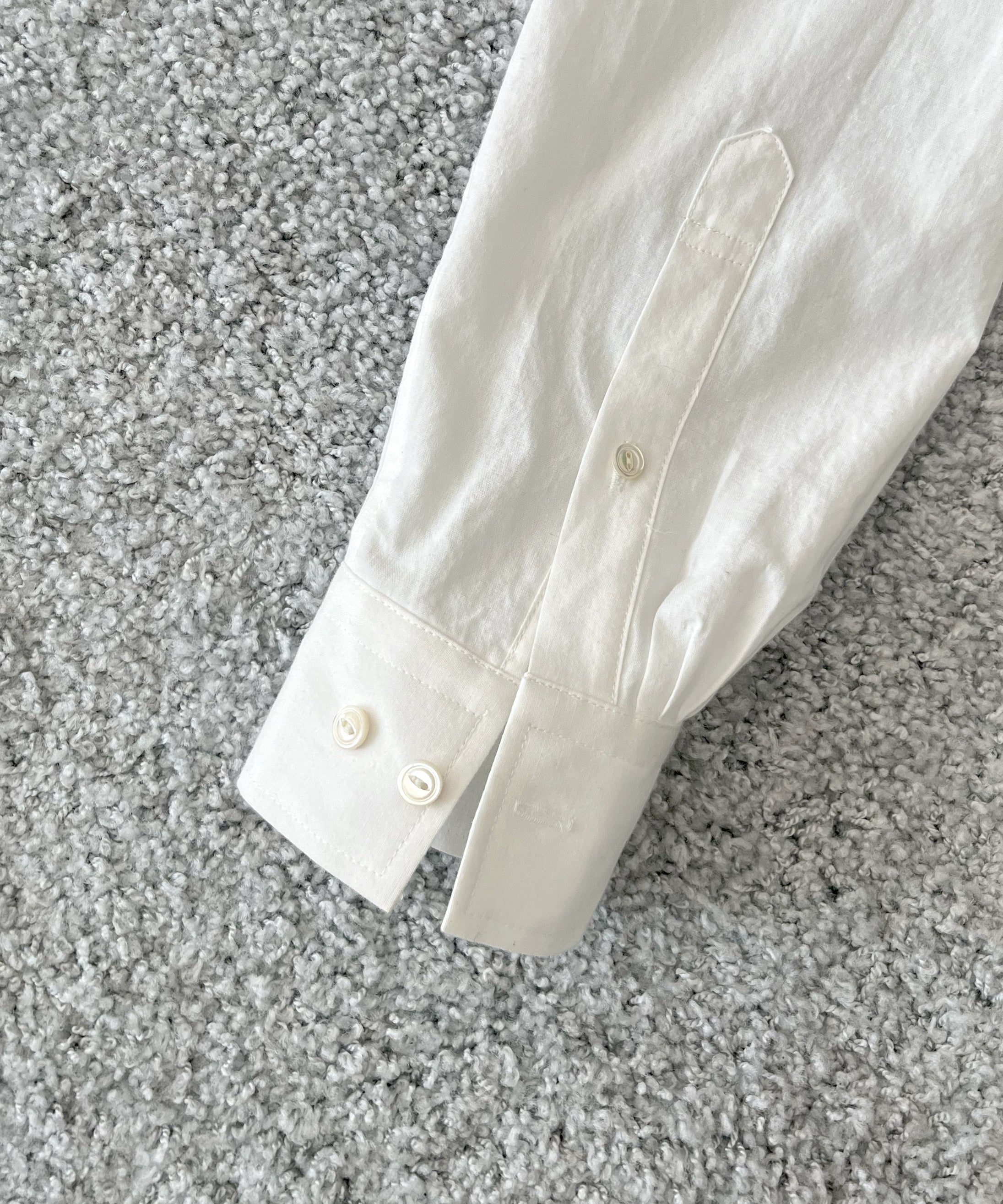 NEONSIGN Unfinished shirt "OFF WHT"