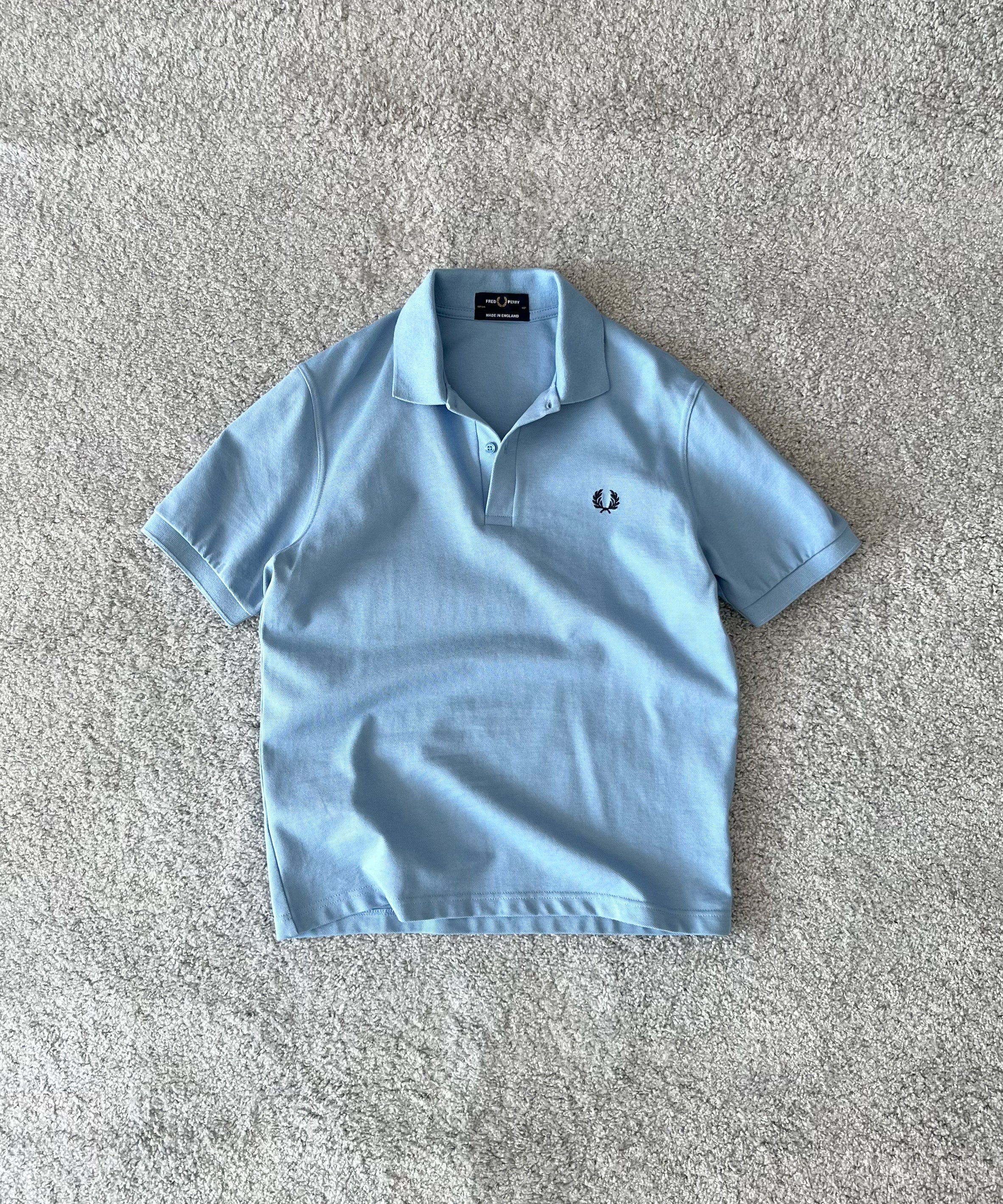 Tohji着用 FRED PERRY ポロシャツ 水色 FRED PERRY【フレッドペリー】メンズ ポロシャツ The fred perry shirt