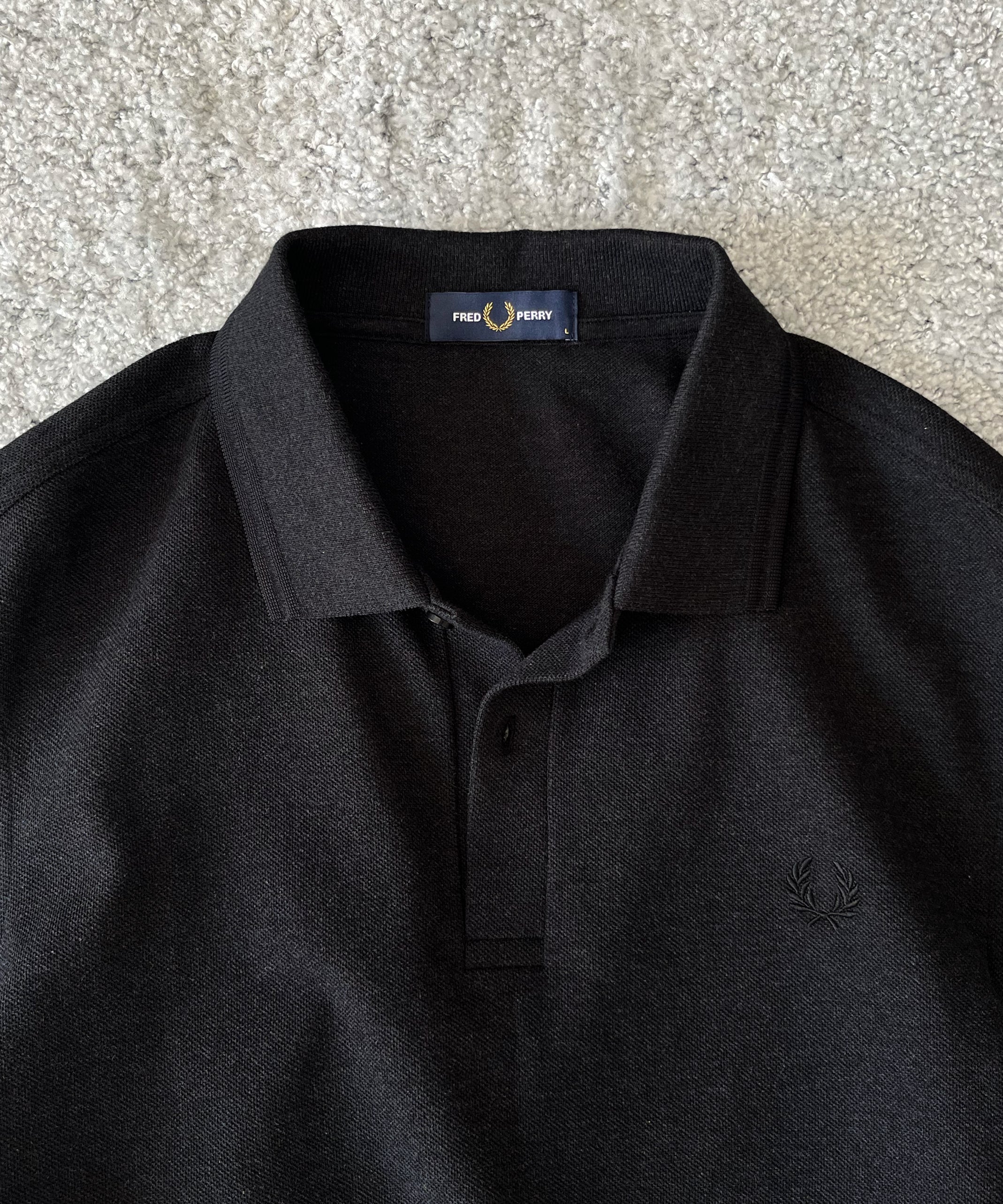 FRED PERRY Twintipped fredperryshirt "CHARCOALMARL"