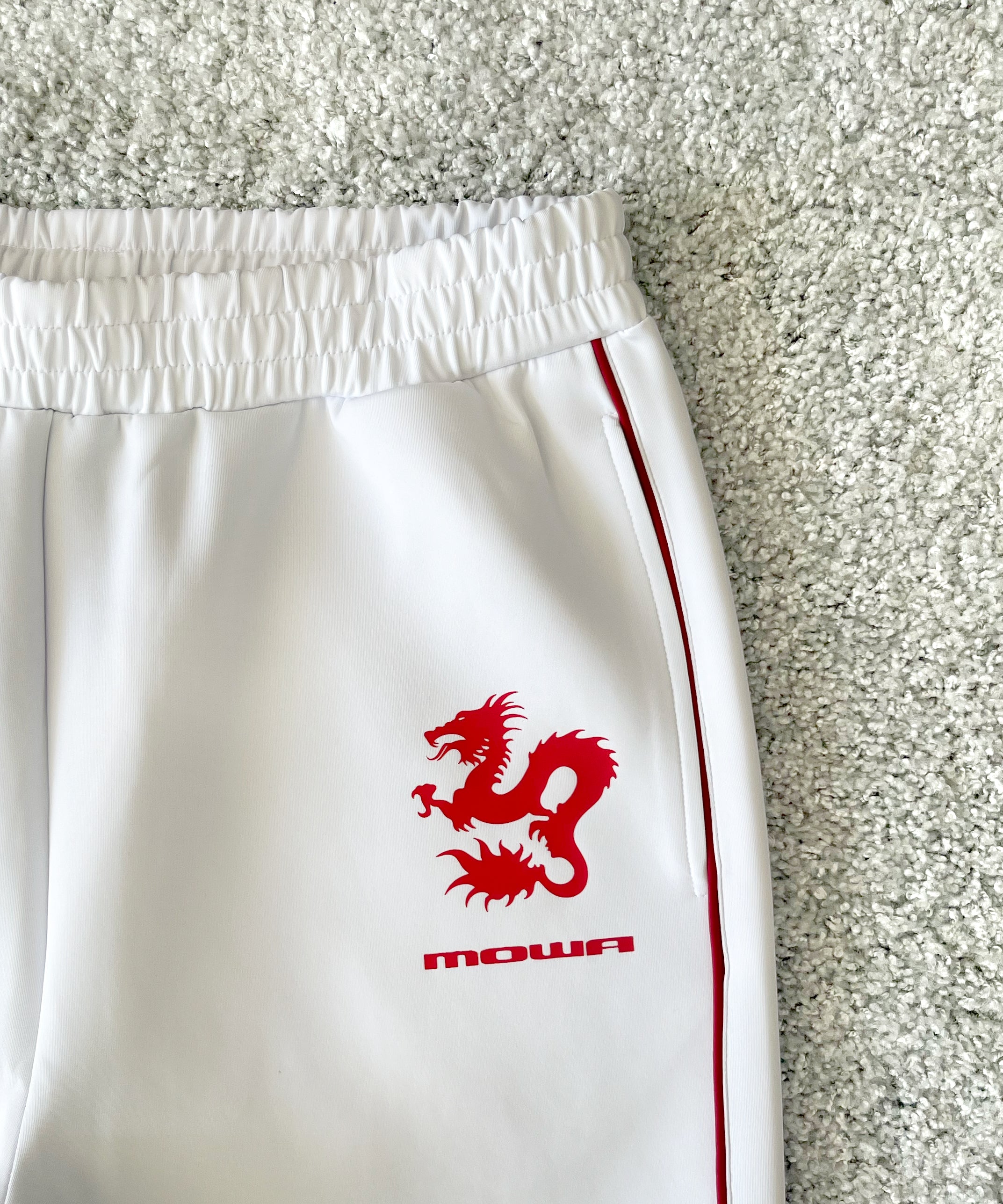 MOWALOLA Zushi trackpant "WHITE"