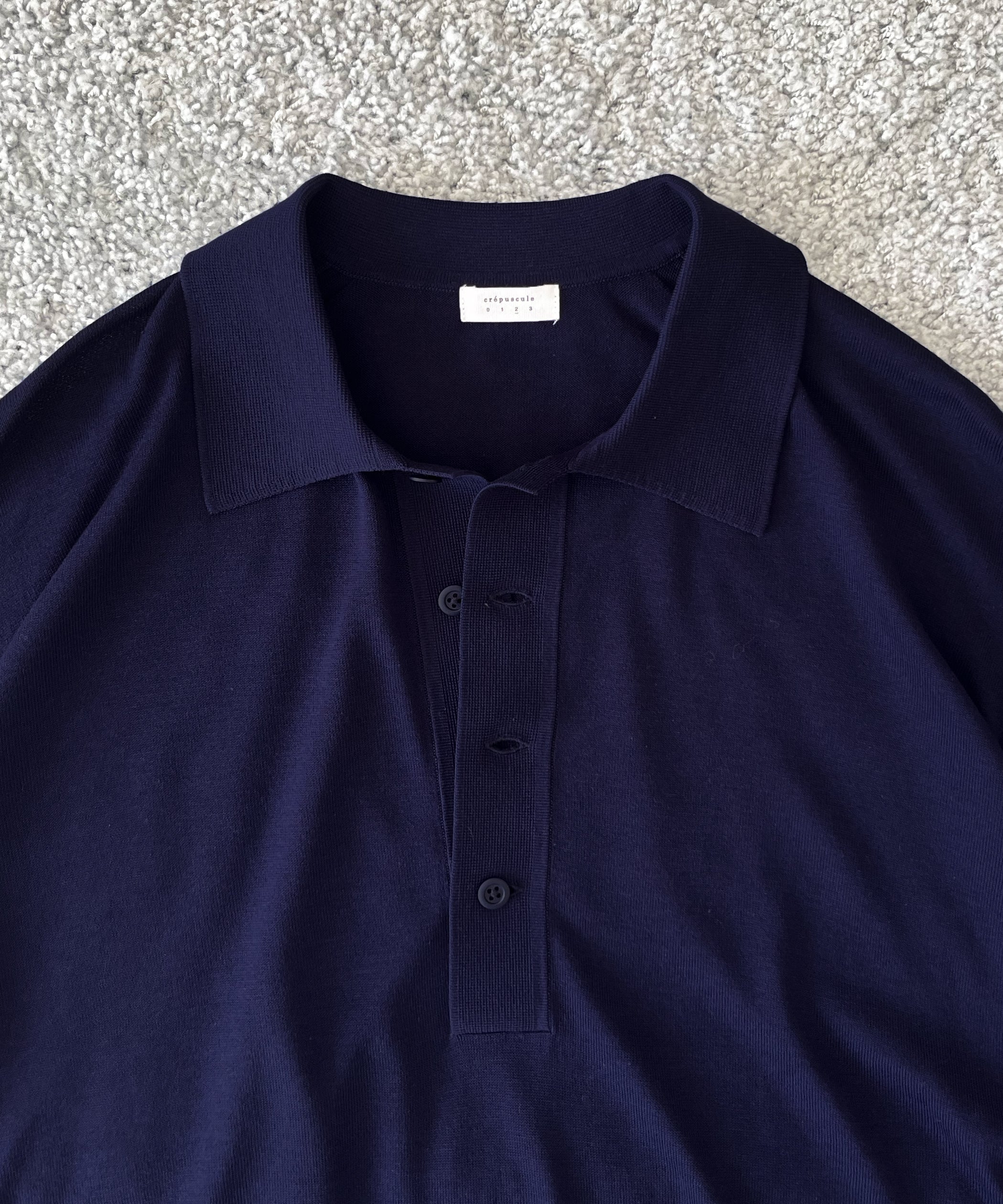 crepuscule S/s polo "BLUE"