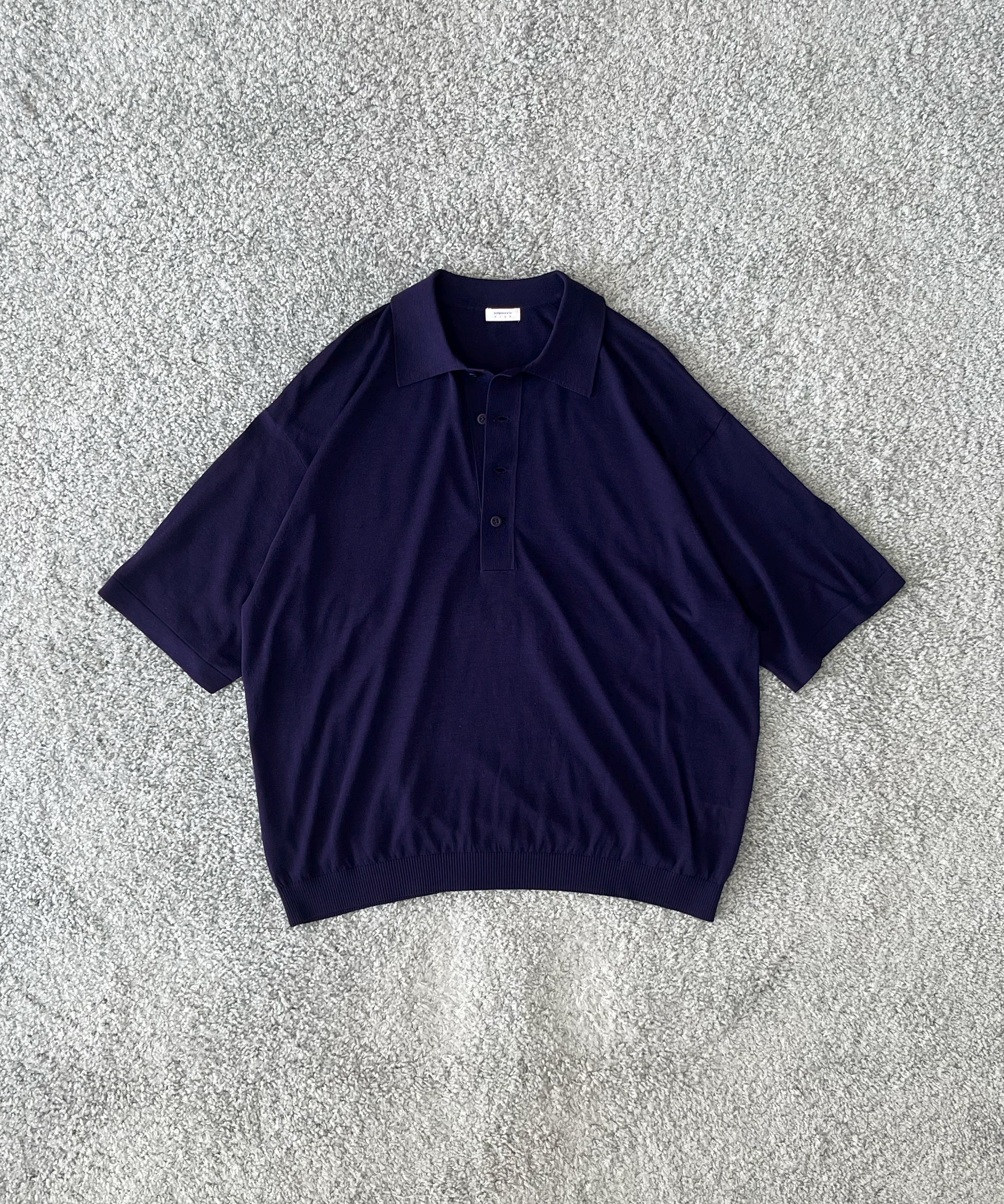 crepuscule S/s polo "BLUE"