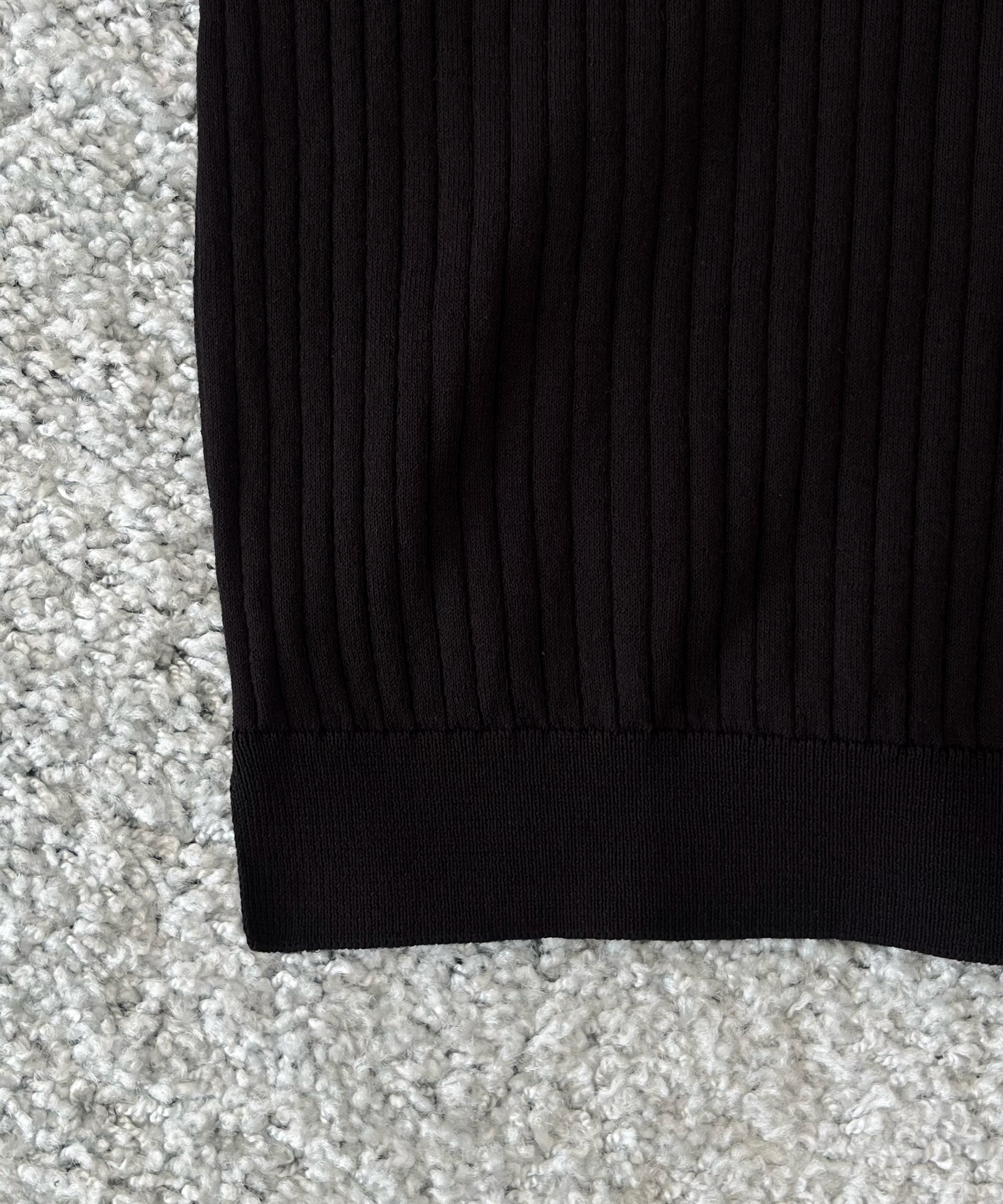 OUR LEGACY Fine henley “NOBLE NAVY COTTON CREPE”