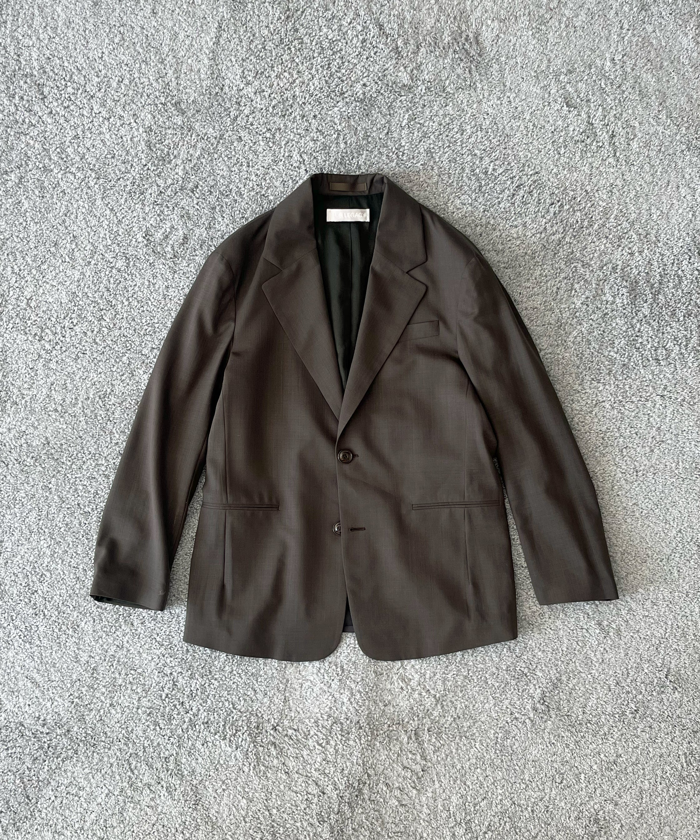 OUR LEGACY Industry blazer “STORM GREY MERINO VOILE”