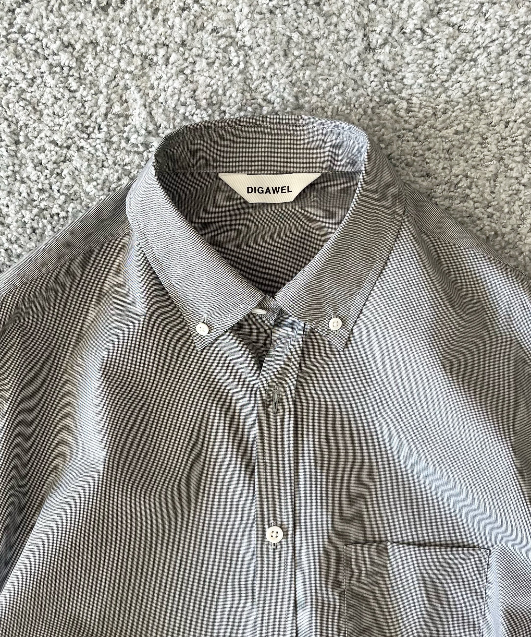 DIGAWEL【ディガウェル】メンズ 長袖シャツ Buttondown shirt 