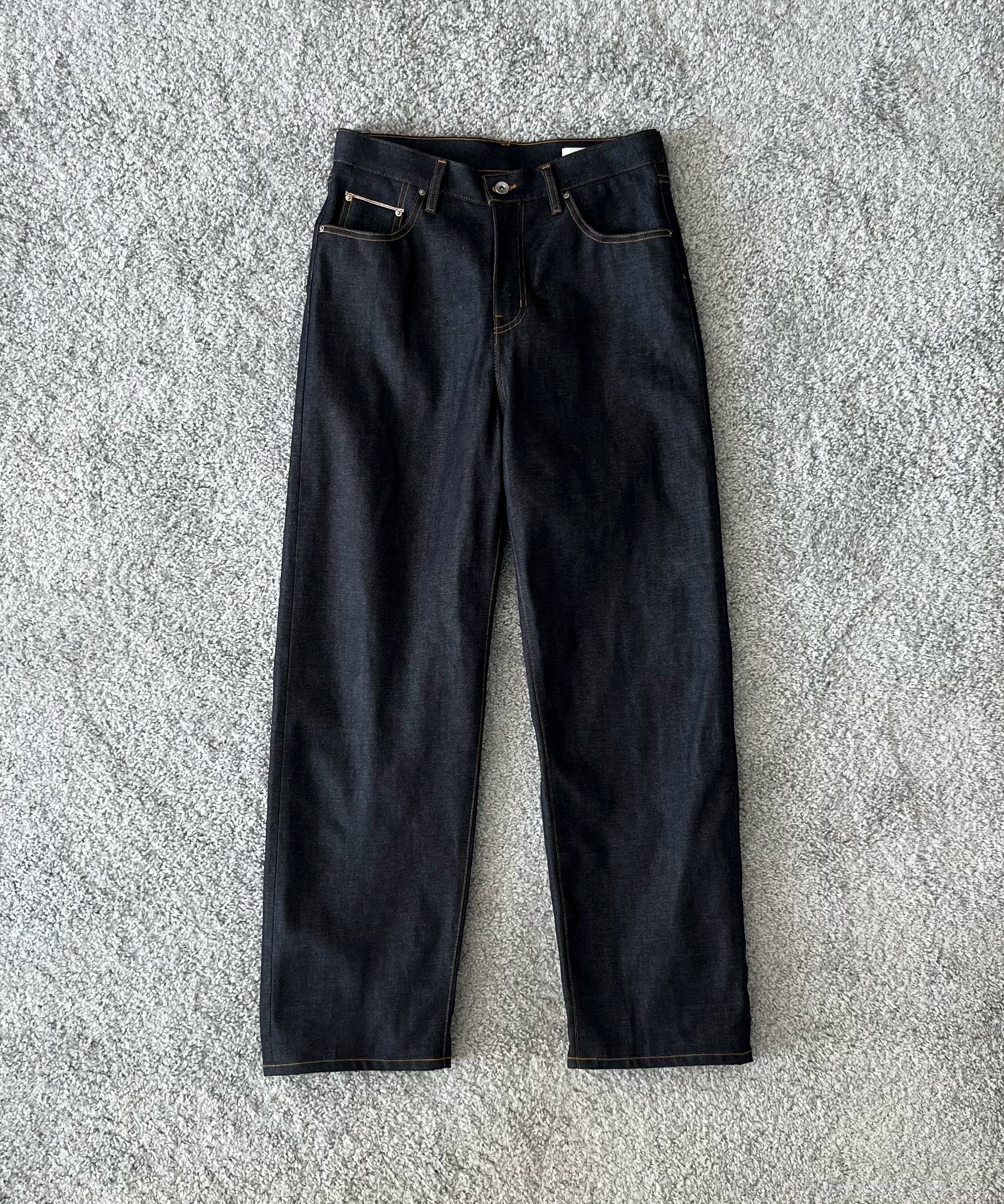 DIGAWEL Straight denim pants "NAVY"