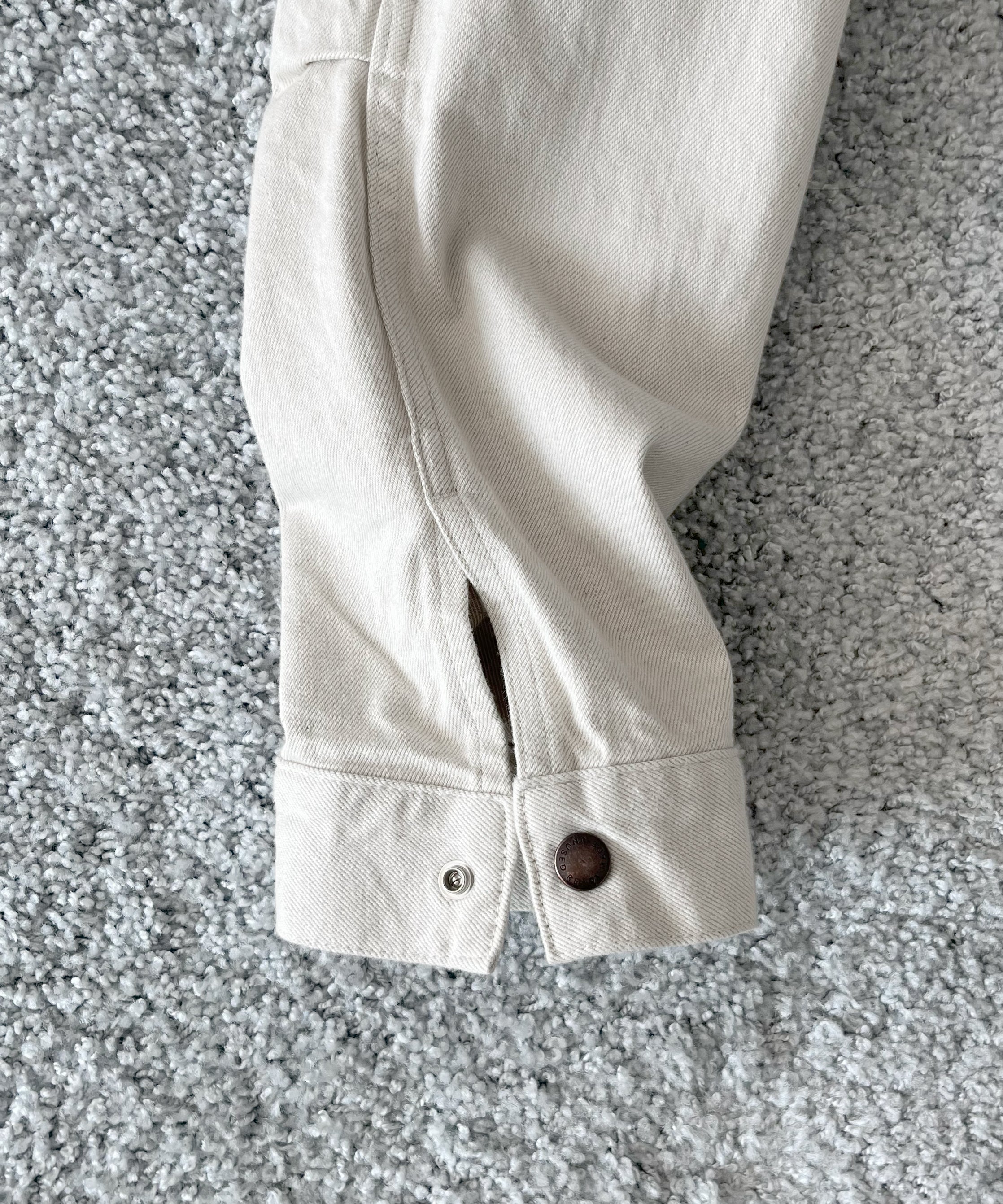 UNUSED Us2535 wide denim jacket "NATURAL"