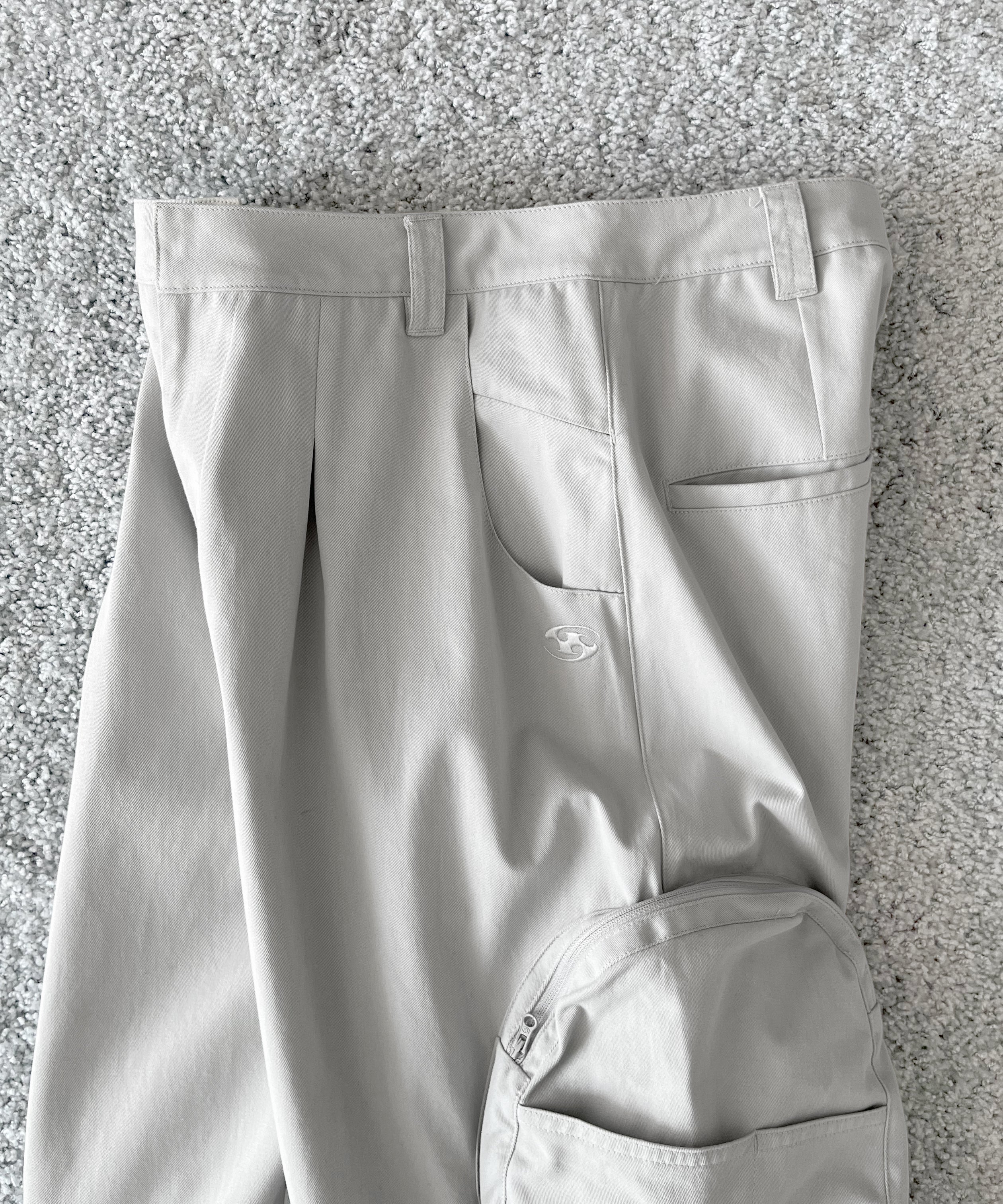 SAN SAN GEAR Cargo shorts "LIGHT GREY"