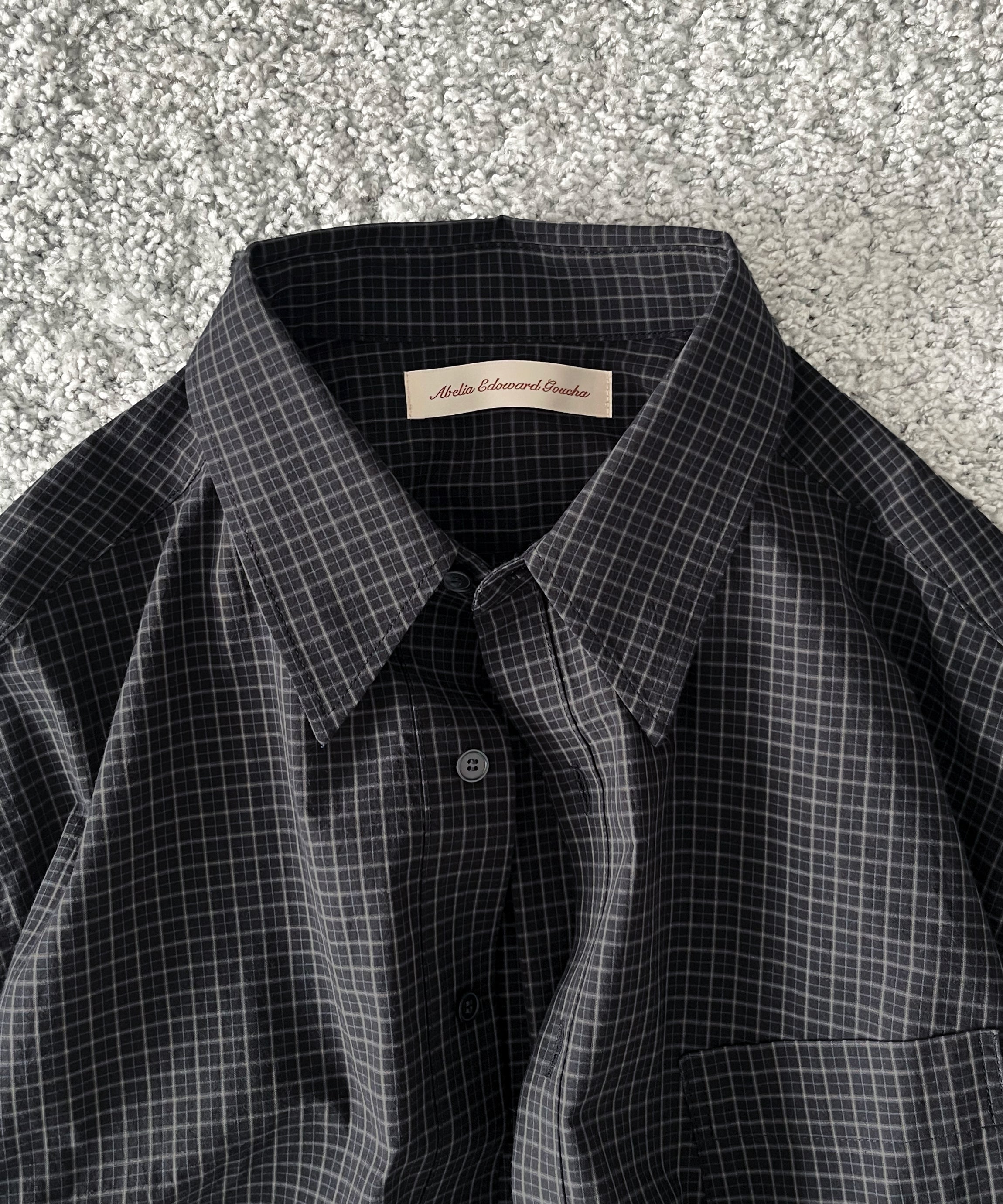 ABELIA EDOWARD GOUCHA Ordinary shirt  "BLACK"