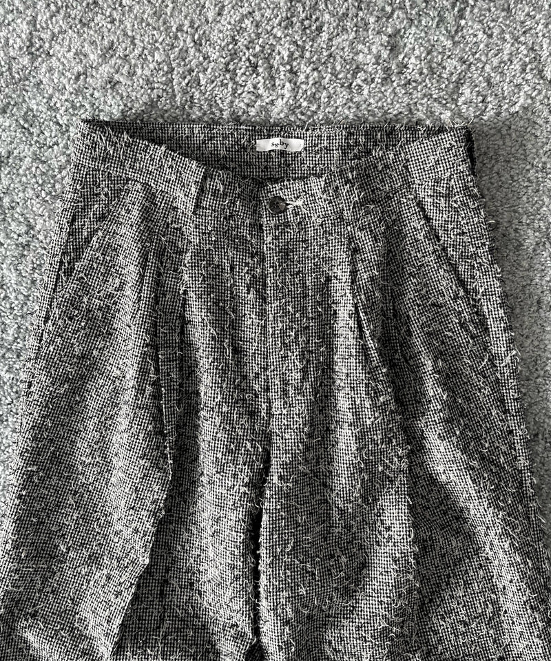 saby Sleeping trouser - cotton linen FAB × Needles Work - "HOUNDSTOOTH"