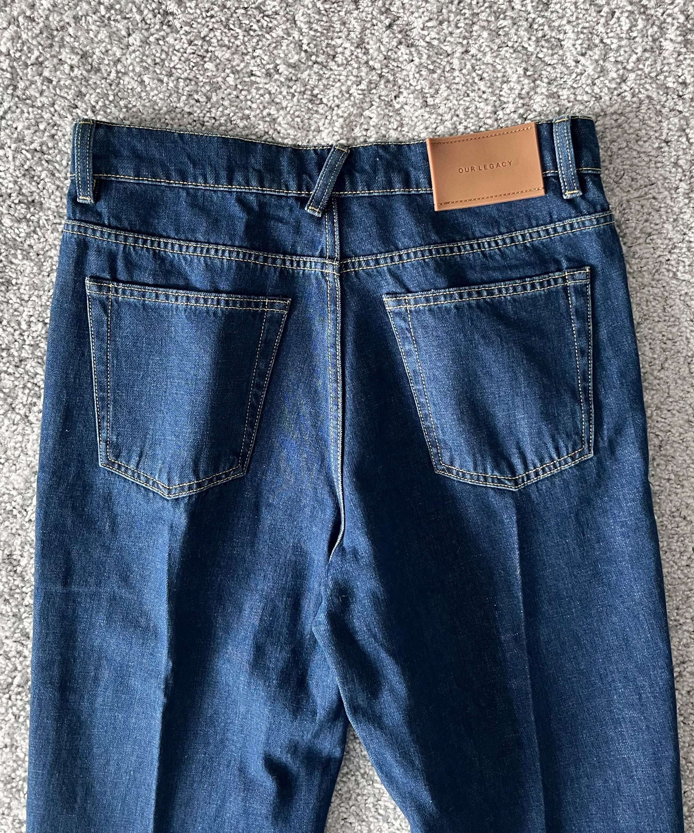 OUR LEGACY 70s cut "BLUE PRESS CREASE"