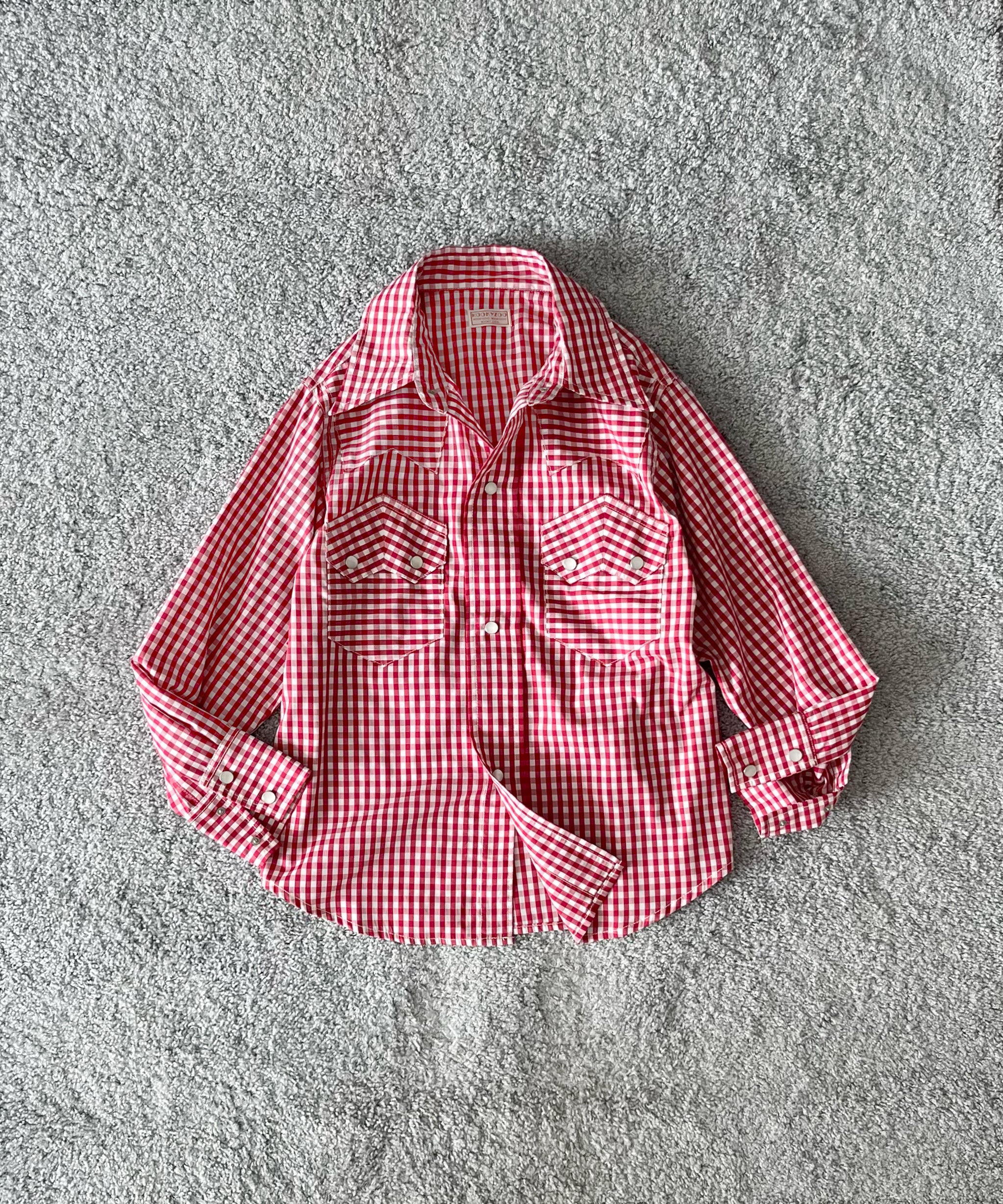 KOOKY ZOO Juvenile western shirt type3 "RED"