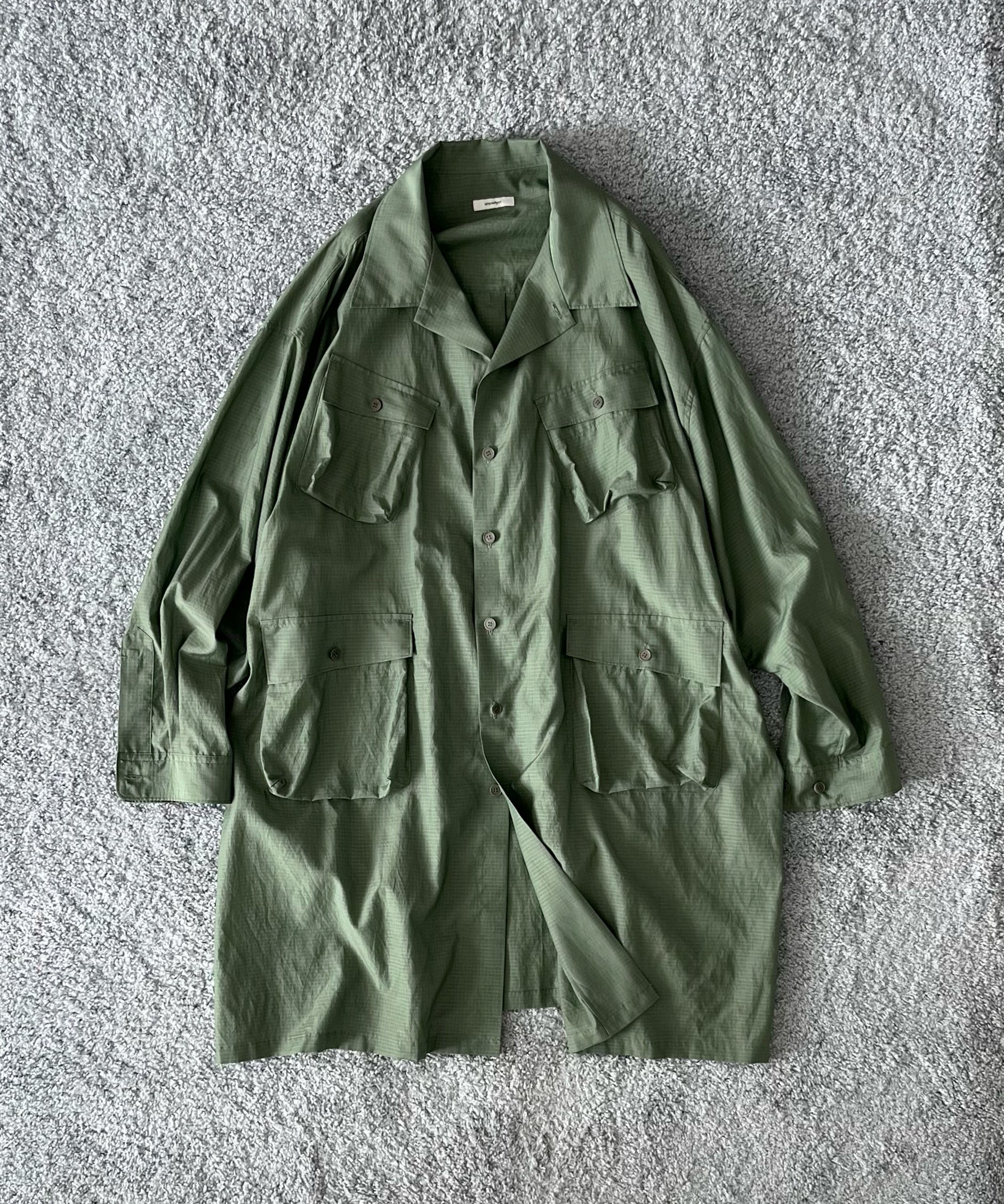 WHOWHAT 5x shirt type.5 "MOSS GREEN"