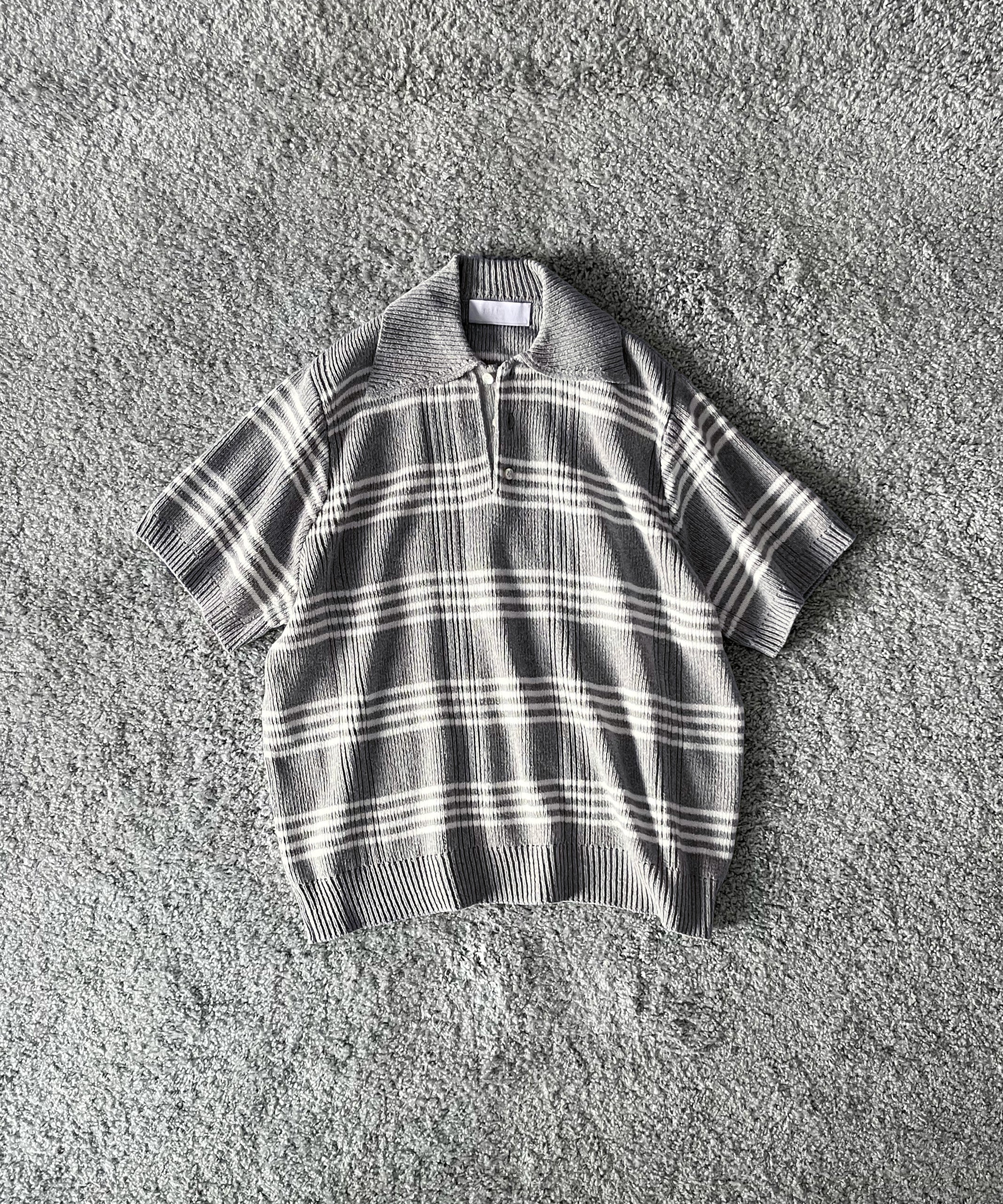 NEONSIGN Drop needle polo (hs) "TGR / WHT"