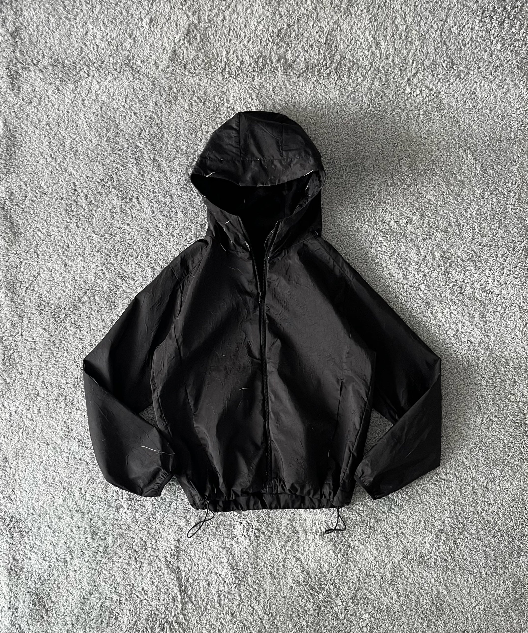 ryaw Inverted pleat shell "BLACK"