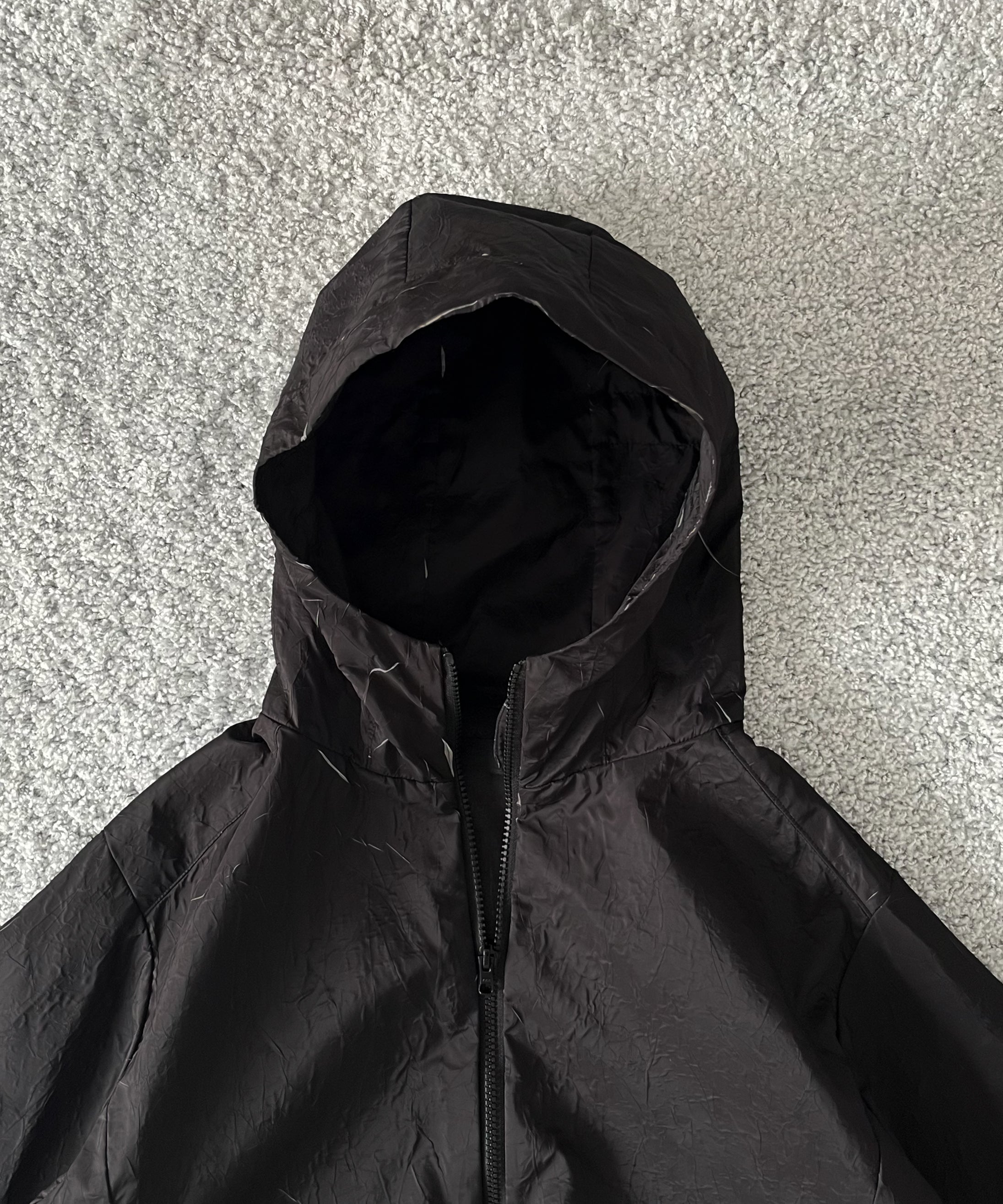 ryaw Inverted pleat shell "BLACK"