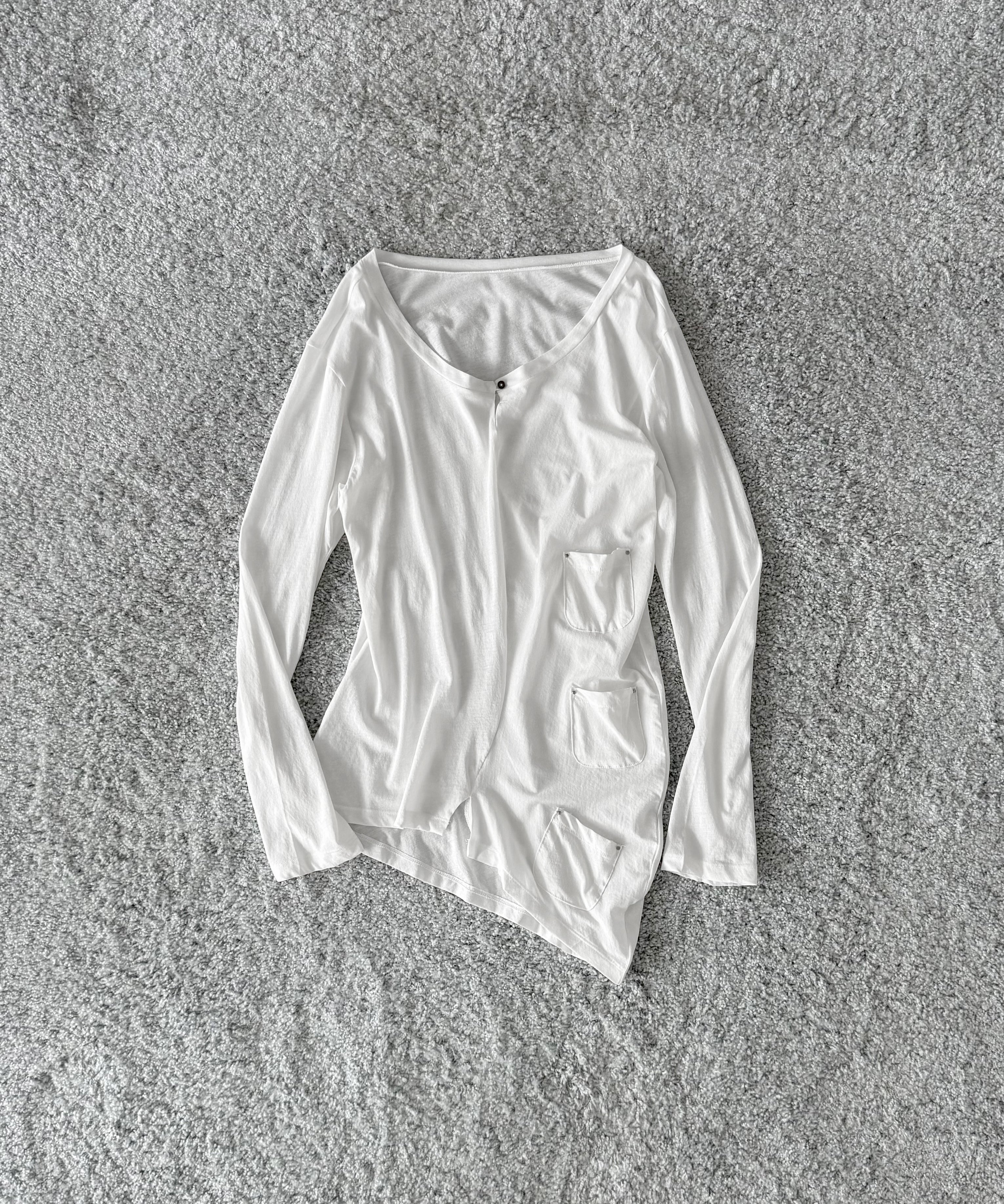 ULIKASANCTUS 3-pocket t shirt "WHITE"