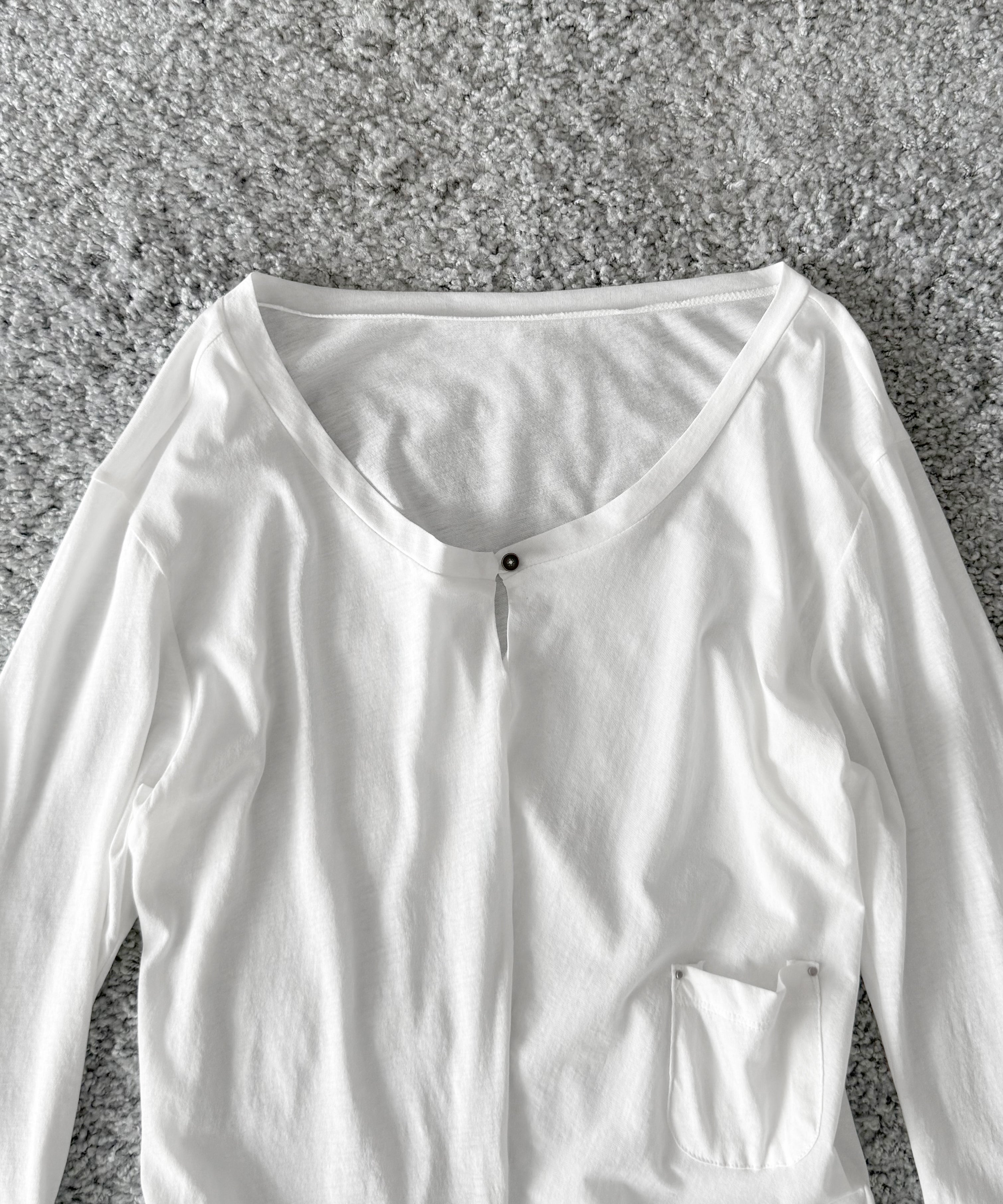 ULIKASANCTUS 3-pocket t shirt "WHITE"