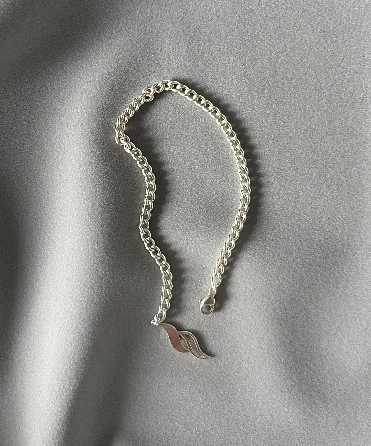 SHRINE S chain bracelet "SILVER"