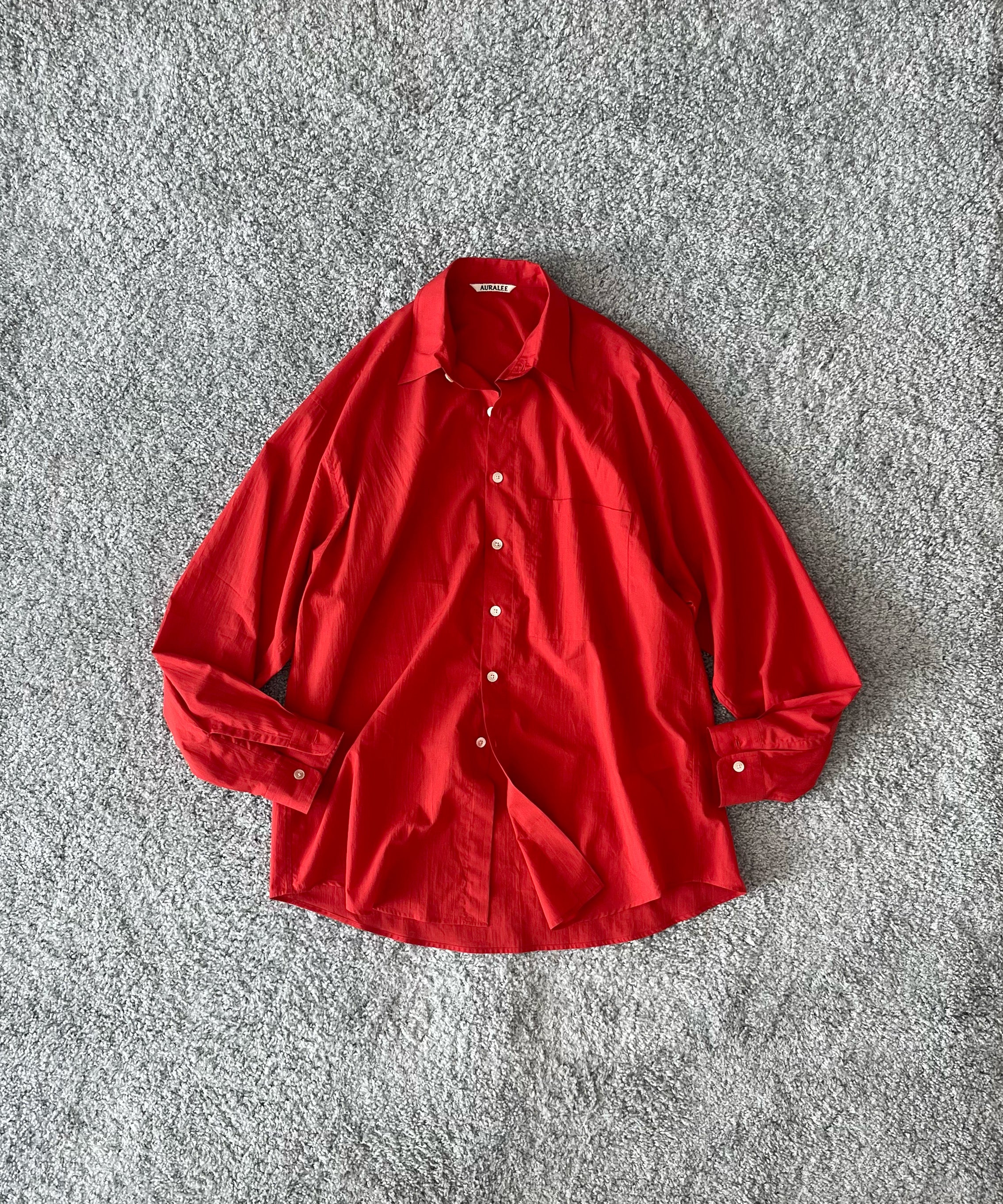 AURALEE【オーラリー】Super fine cotton lawn shirt 