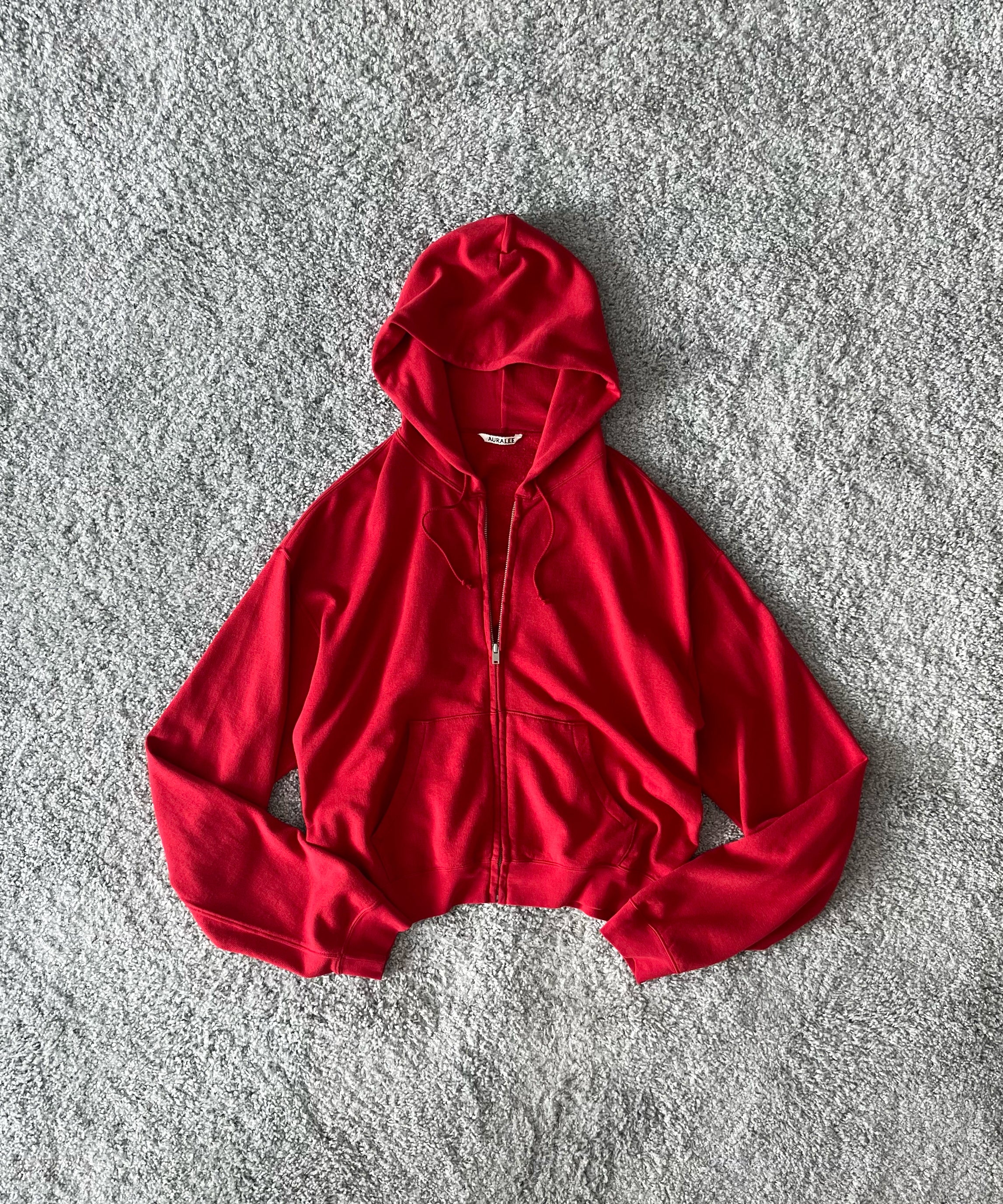 AURALEE【オーラリー】High twist light sweat zip parka 