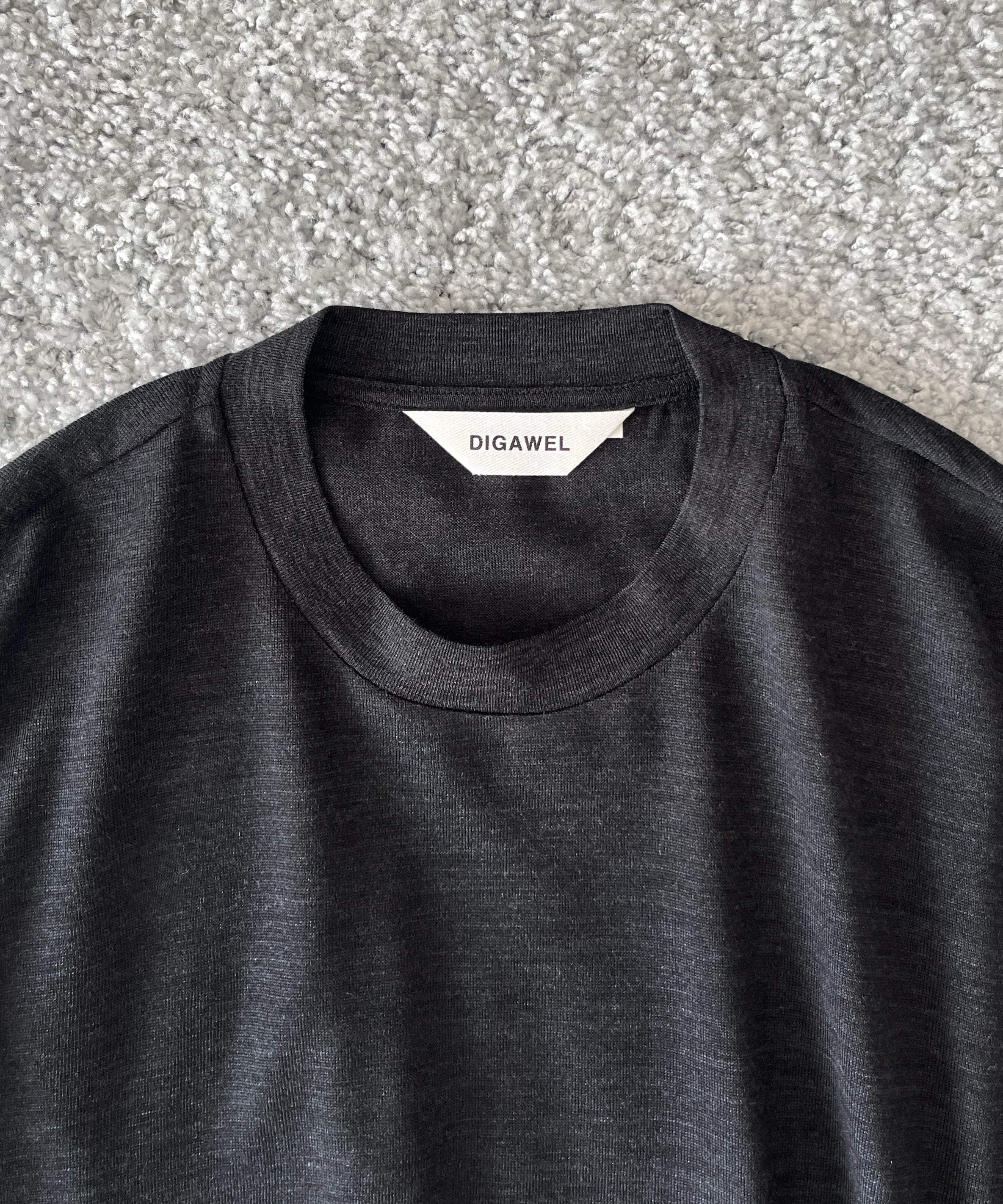 DIGAWEL Merino wool t-shirt "C.GRAY"