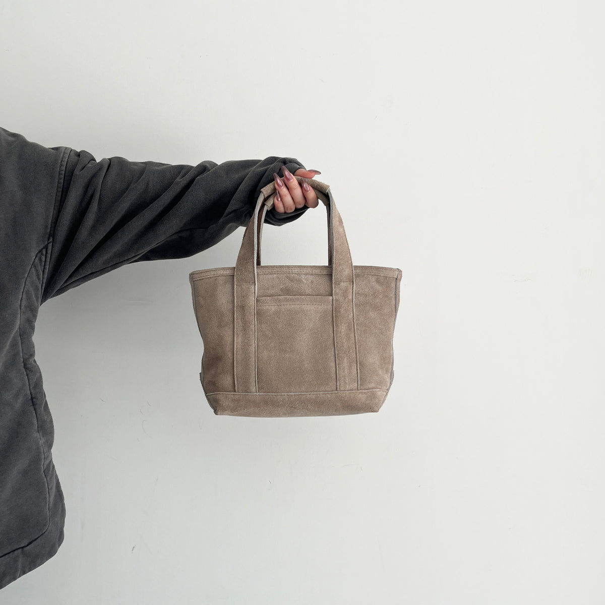 KAIKO【カイコー】メンズ ハンドバッグ Suede hand bag 