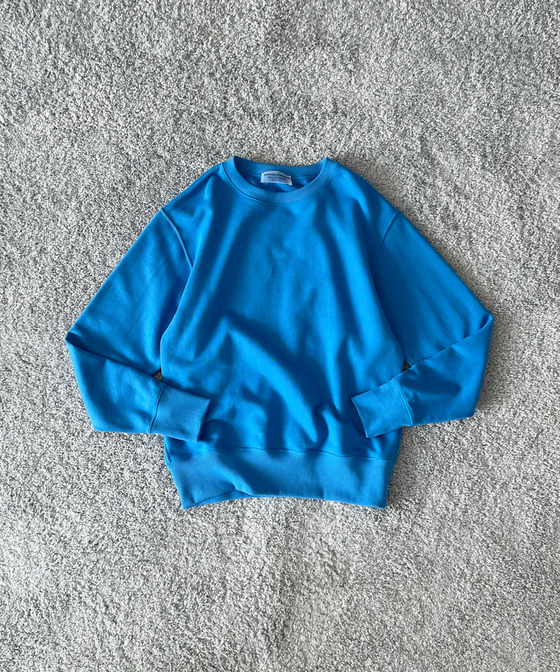 OLD FOLK HOUSE Plain sweatshirt "BLUE"