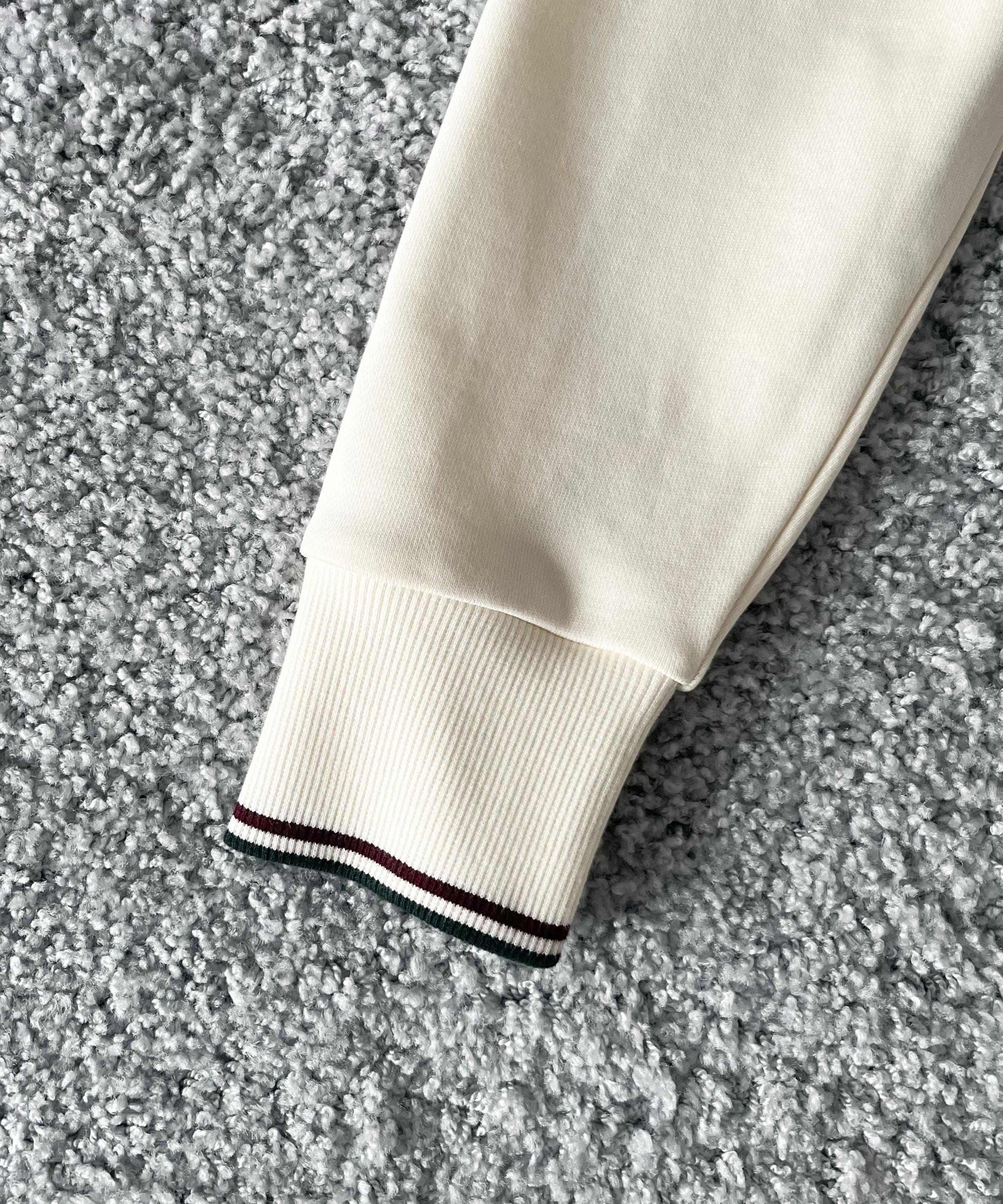 FRED PERRY【フレッドペリー】 Zip through sweatshirt “ECRU”｜O WEB
