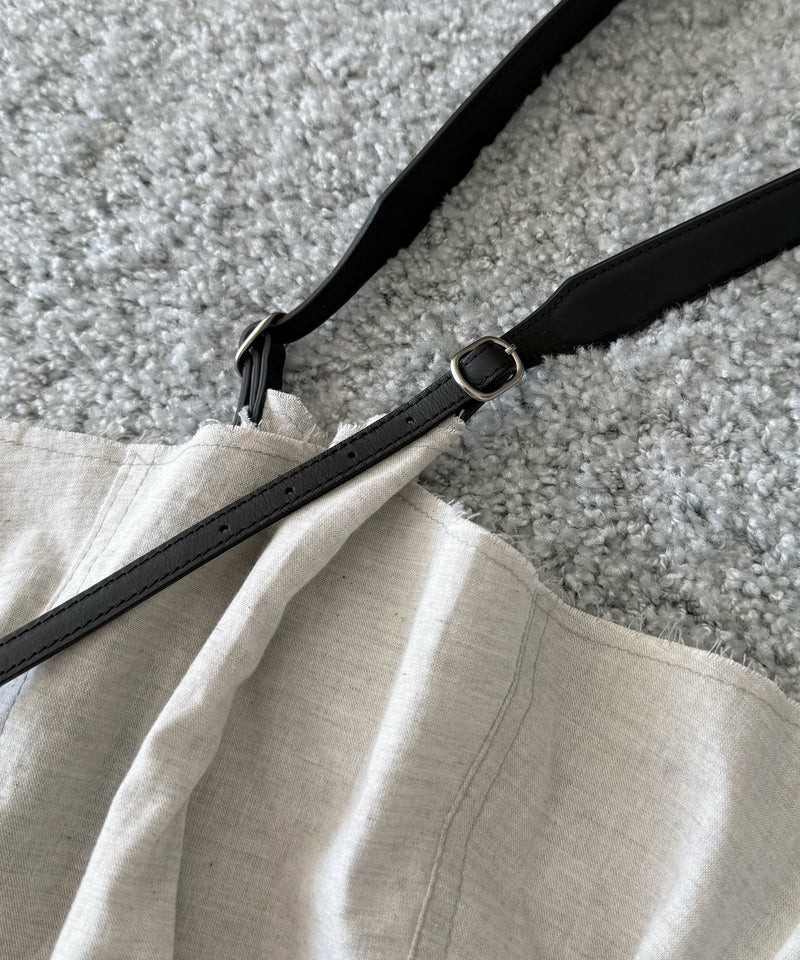 ULIKASANCTUS Four handle bag "NATURAL"