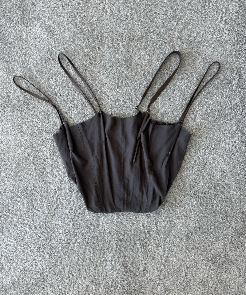 ULIKASANCTUS Four handle bag "NAVY"