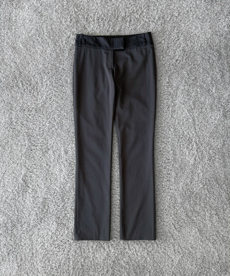 ULIKASANCTUS Brace straight pants "MIDNIGHT"