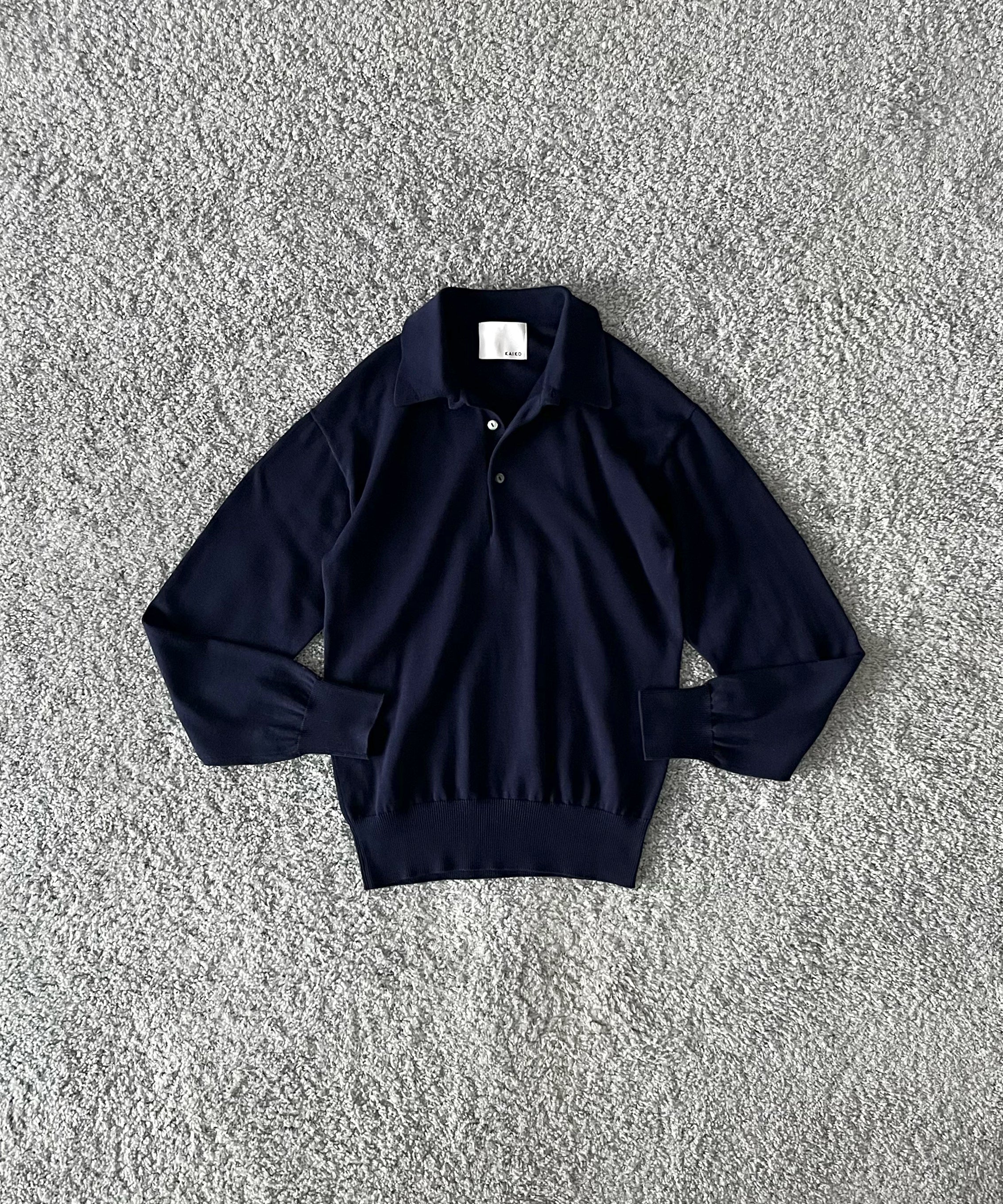 KAIKO【カイコー】メンズ スーピマニットポロ Supima polo 