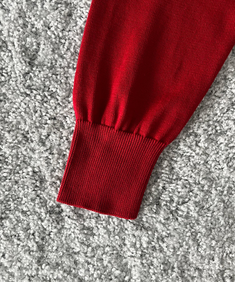 KAIKO Supima polo "WINE RED"