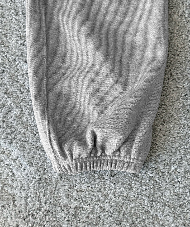 ULIKASANCTUS Curtain jersey pants "MELANGE GREY"