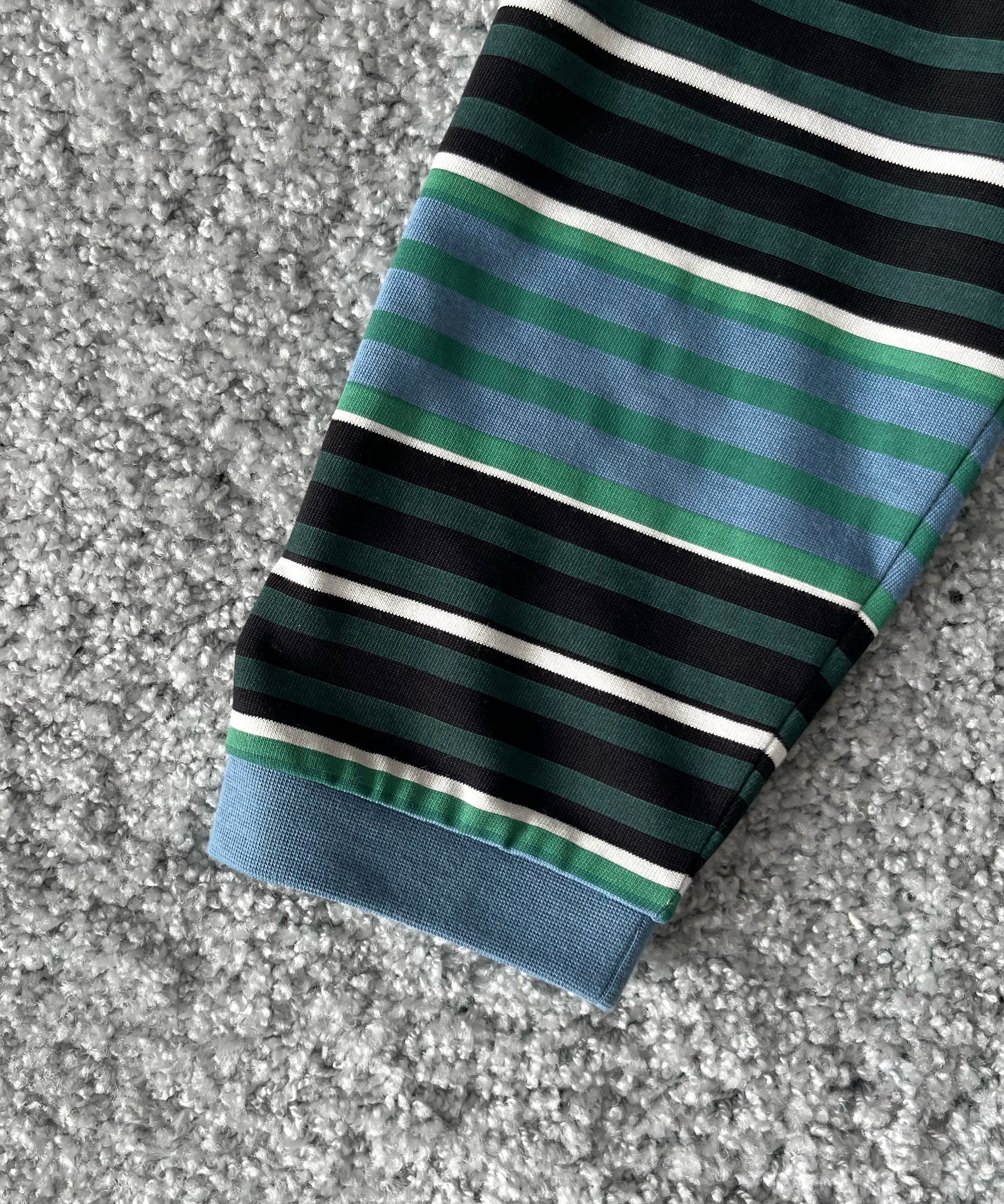 FRED PERRY Cg-overprint long sleeve polo shirt “CRAIG LIGHT B”
